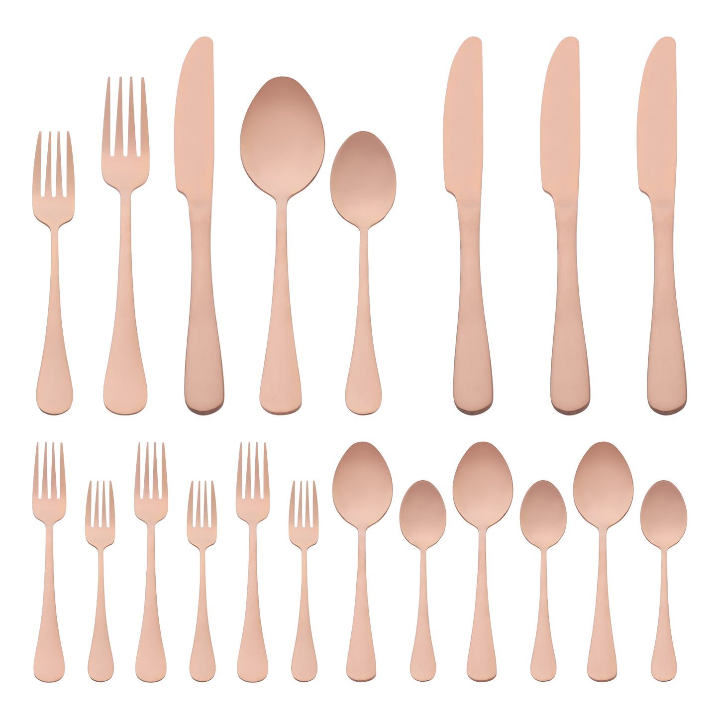 20 Pieces Silverware Set, Stainless Steel Flatware, Mirror Polished Cutlery Set