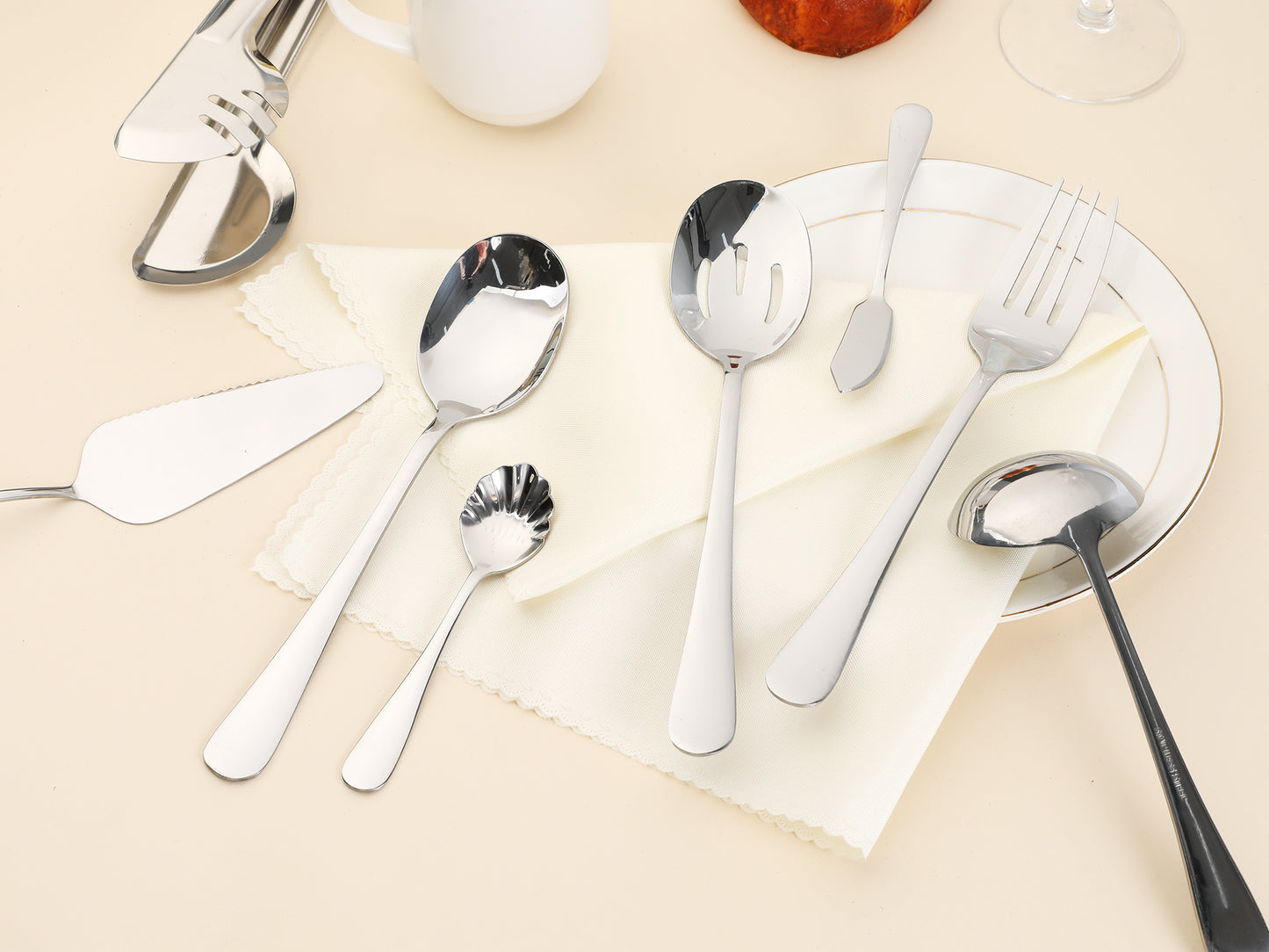 12 Pieces Silverware Set, Stainless Steel Flatware Cutlery Set for Home Kitchen Restaurant
