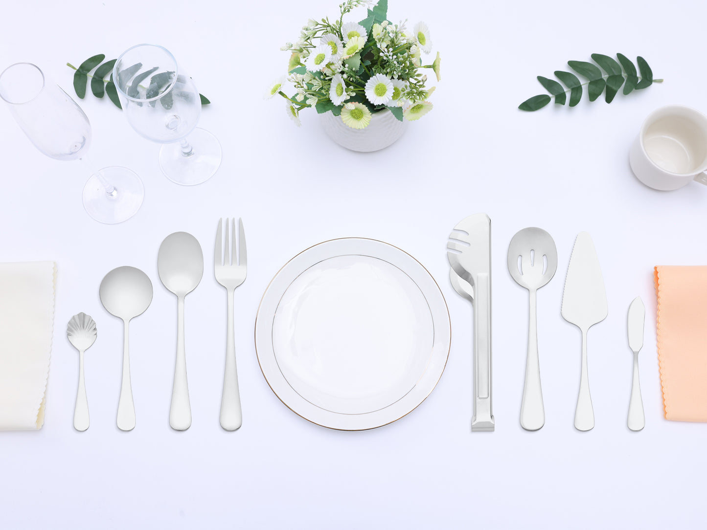 12 Pieces Silverware Set, Stainless Steel Flatware Cutlery Set for Home Kitchen Restaurant