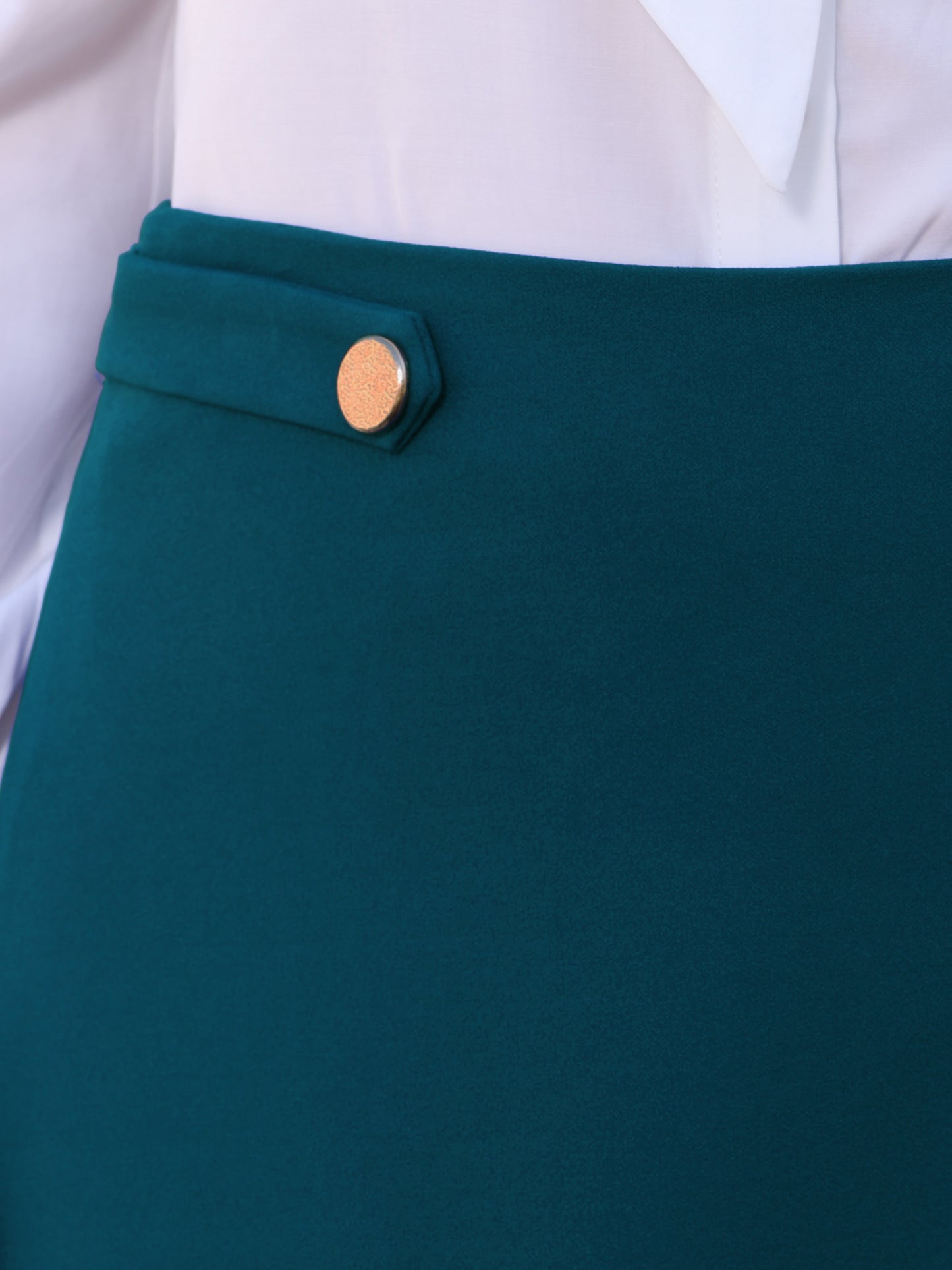Women's Flare High Waist Casual Work A-Line Midi Skirt