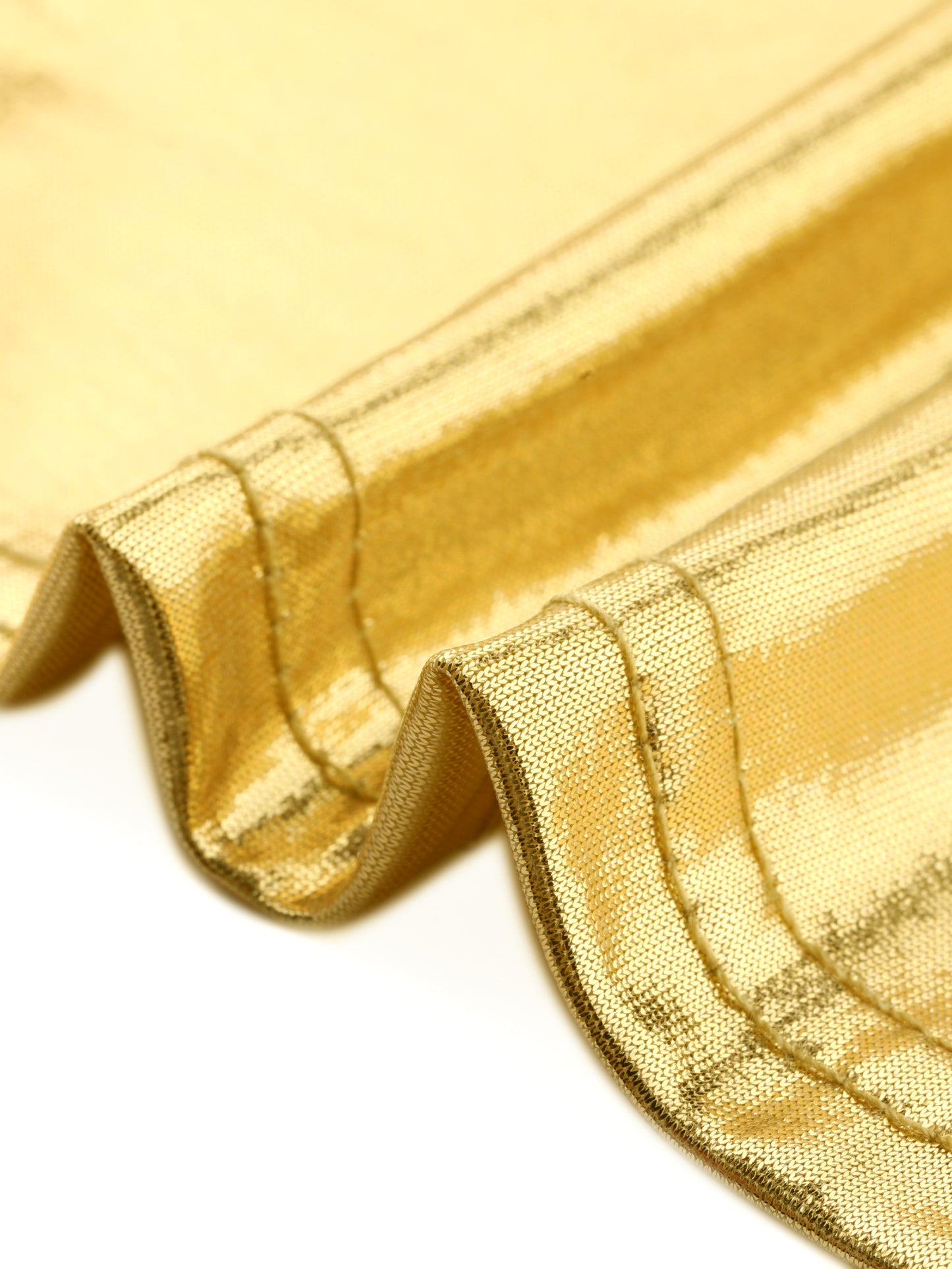 Women's Metallic Backless Cami Asymmetrical Spaghetti Straps Halter Sparkle Top