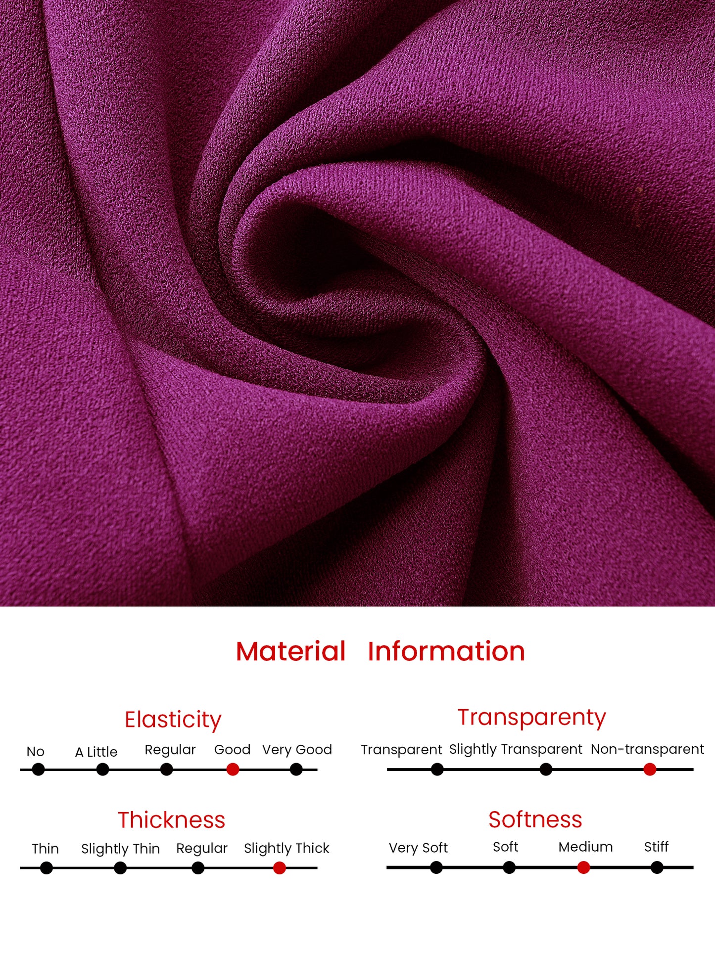 Women's High Elastic Waisted Fishtails Midi Mermaid Skirt