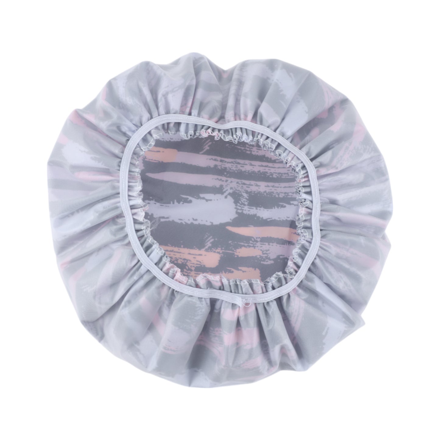 1 Pc Durable Shower Cap for Business Travel Blue Pink