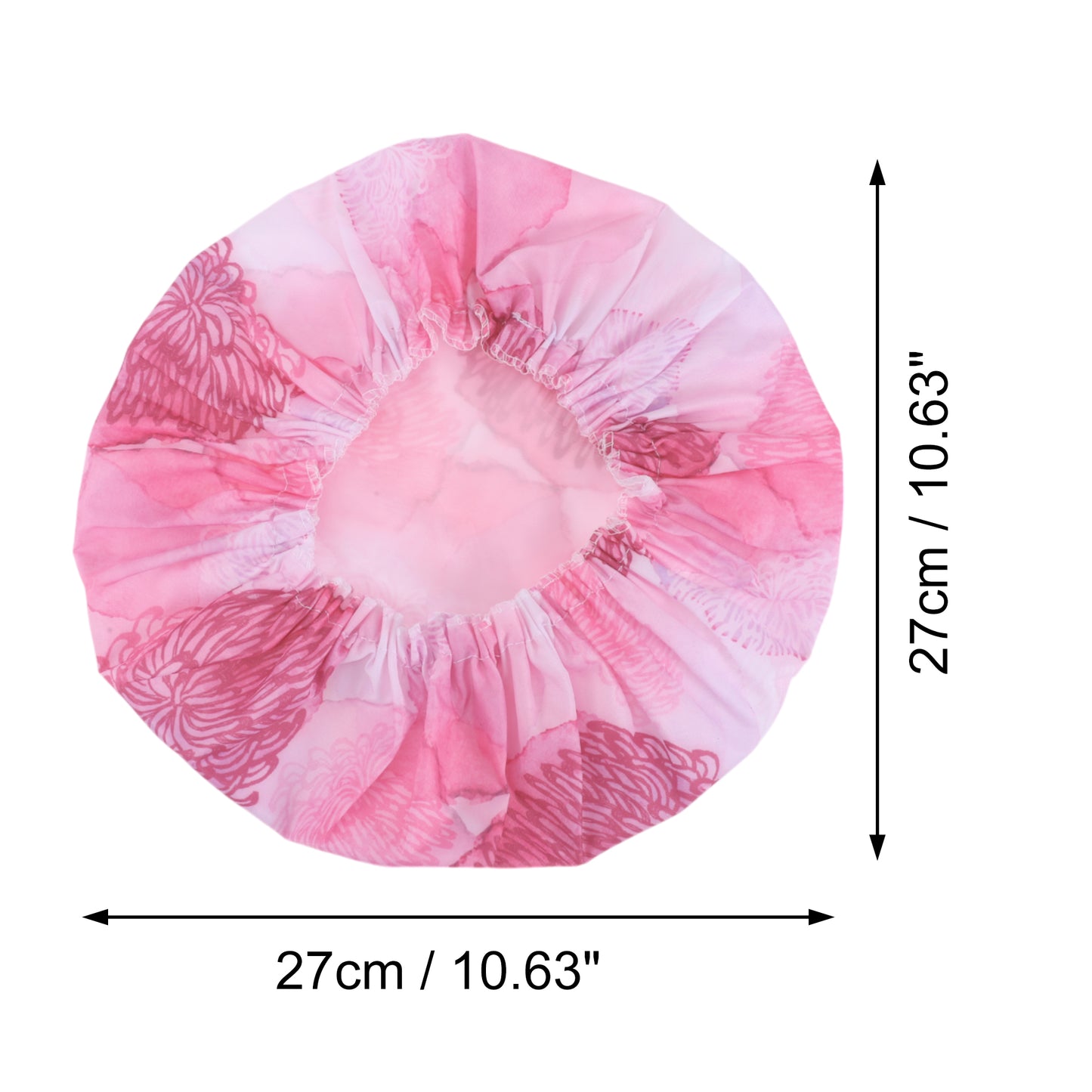 1 Pc Durable Shower Cap for Business Travel Red