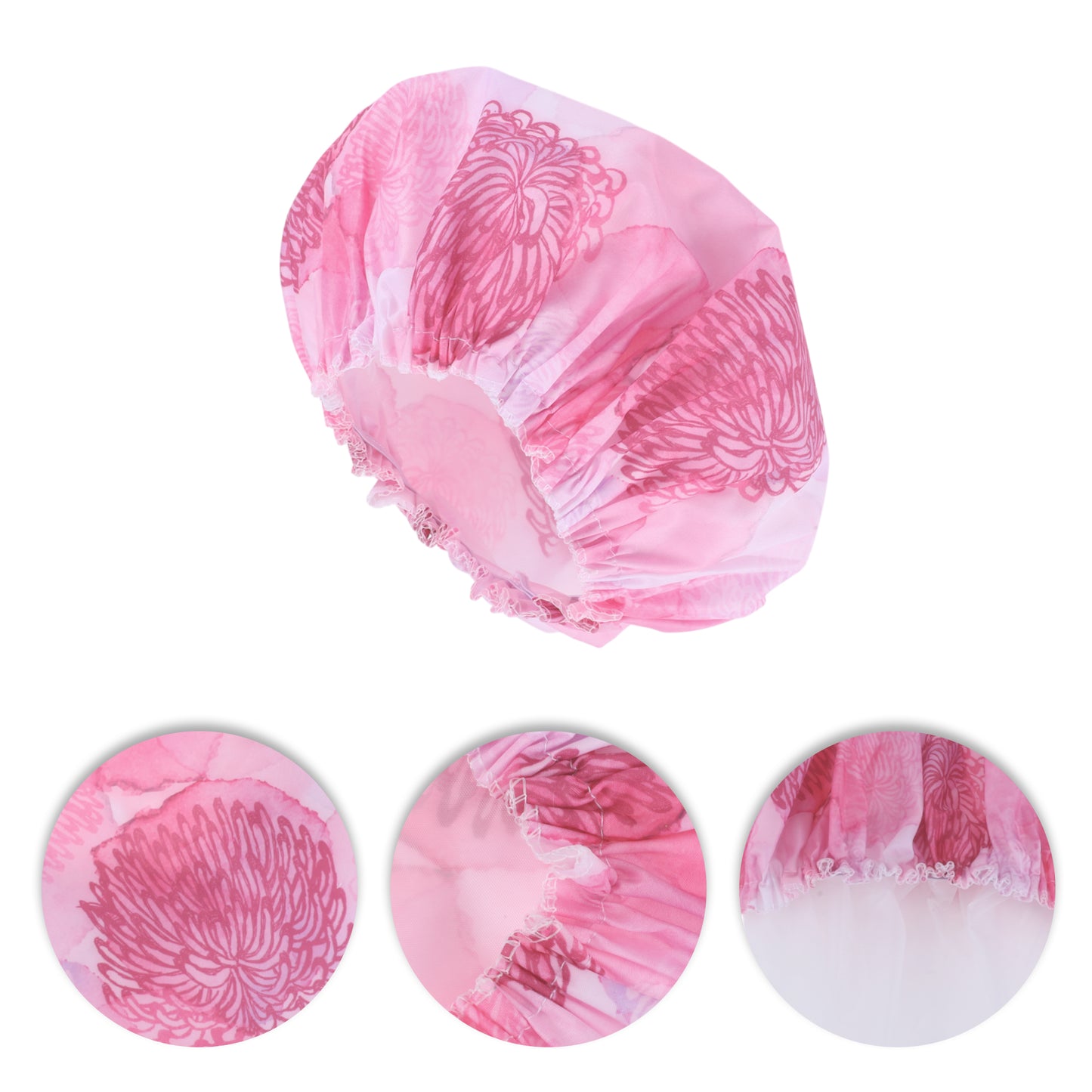 1 Pc Durable Shower Cap for Business Travel Red