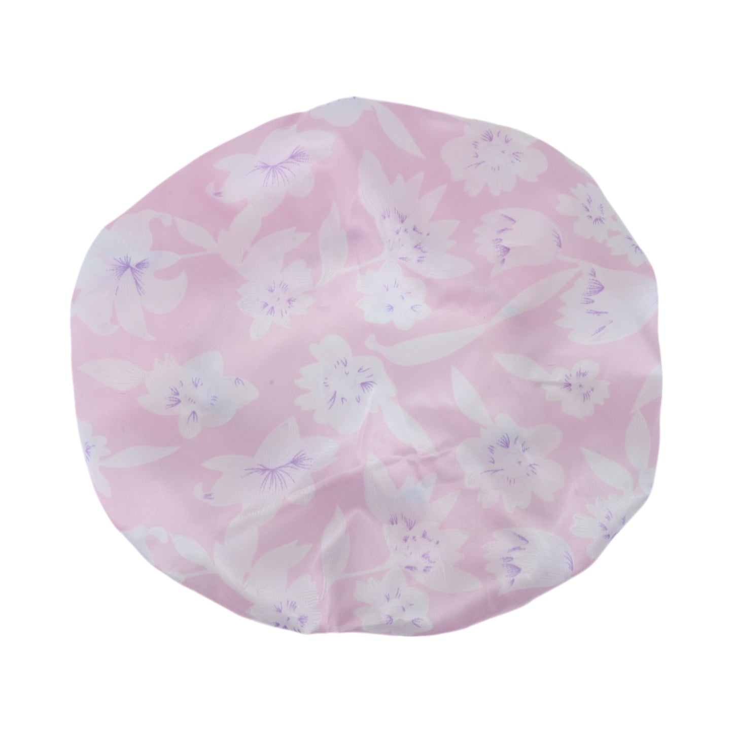 2 Pcs Durable Shower Cap for Business Travel Pink