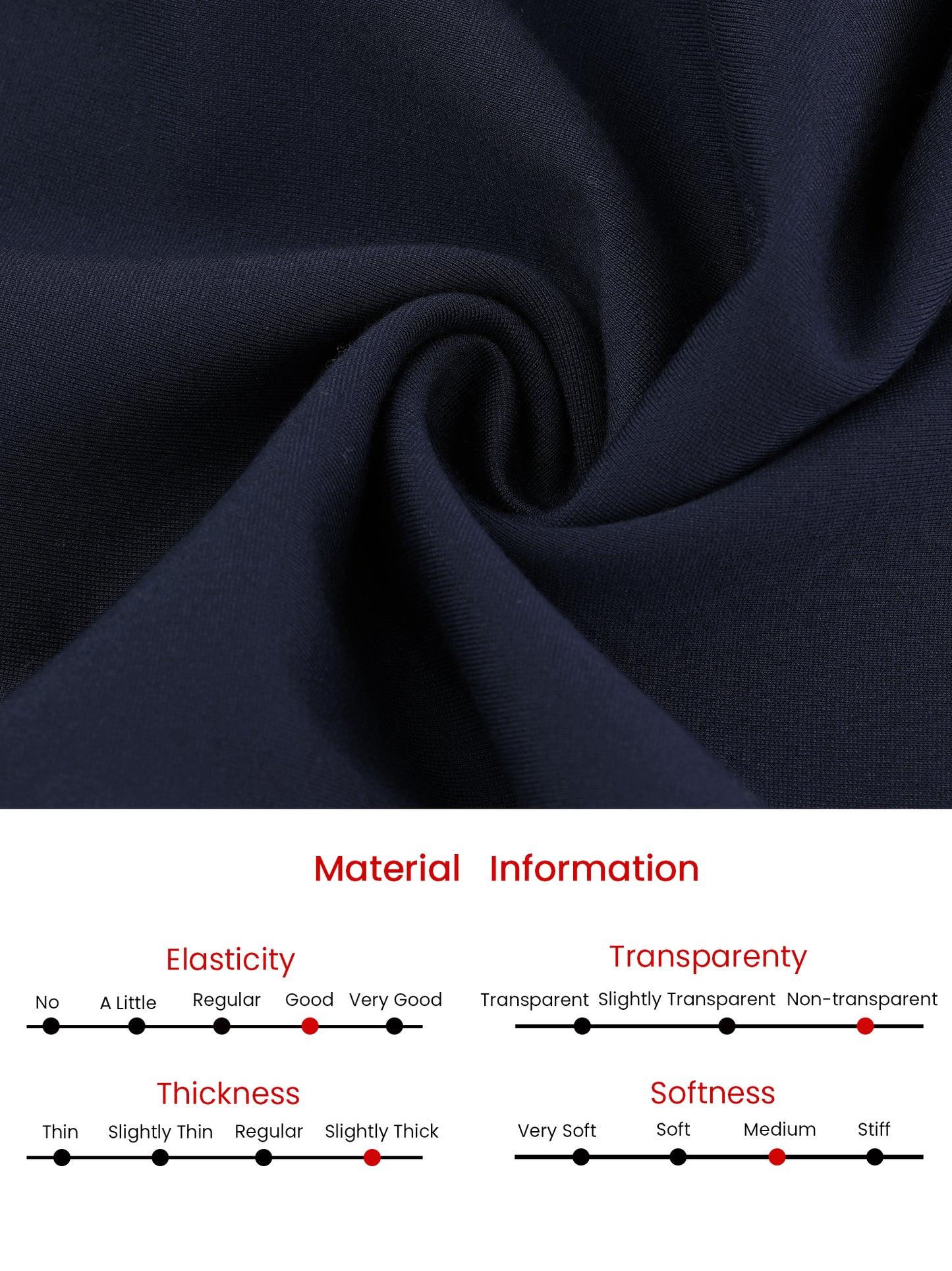 Women's Work Pencil Skirt High Waist Office Stretch Bodycon Midi Skirt