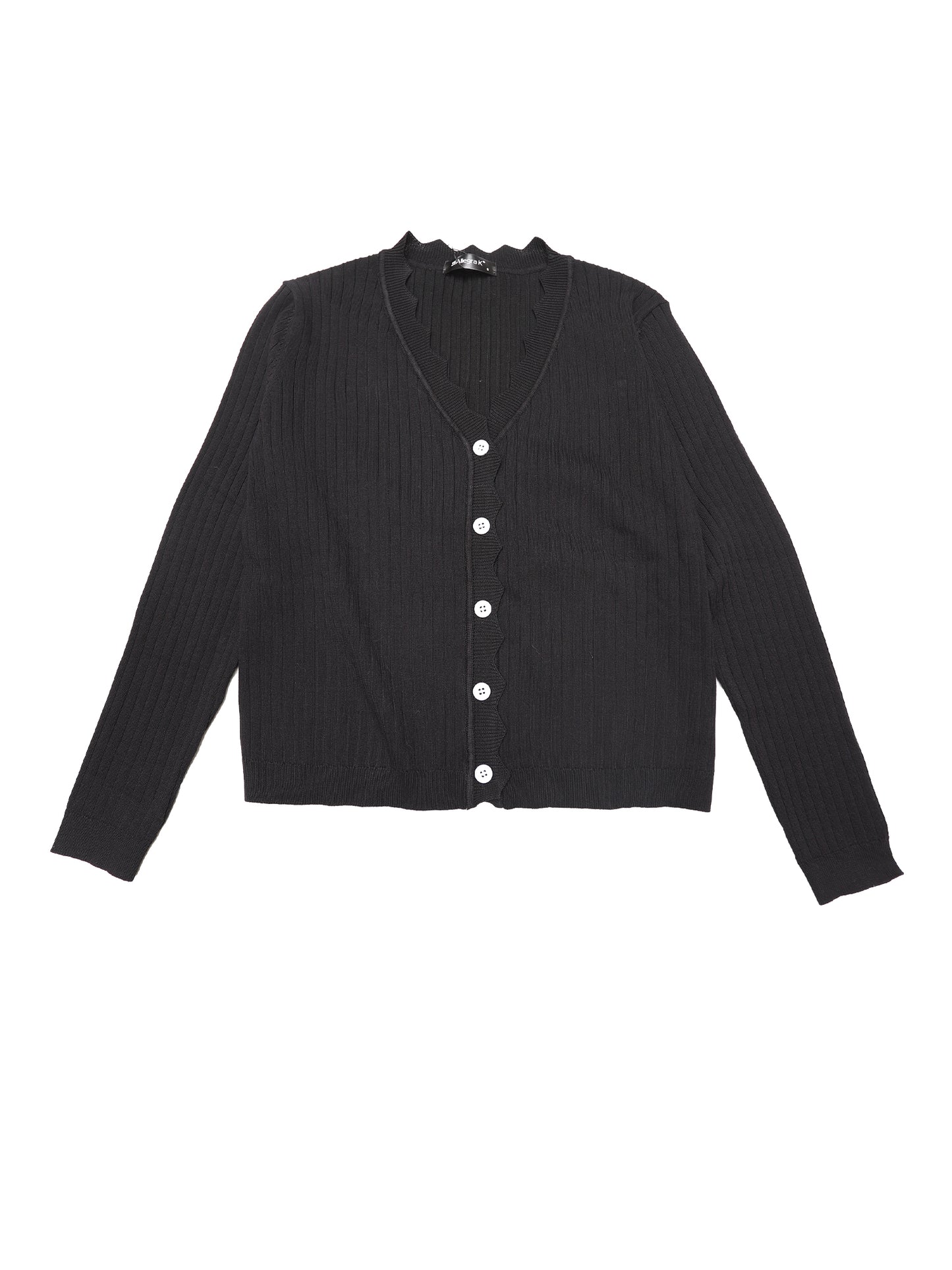 Cárdigan de manga larga con cuello en V para mujer, ligero, con botones, informal, de punto, tipo encogimiento de hombros