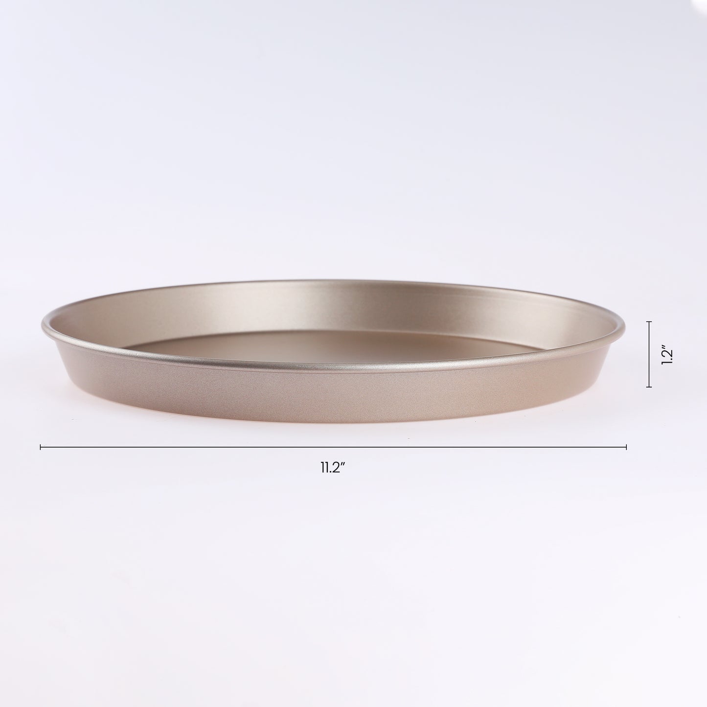 Baking Sheet Pan Set of 2, Thick Warp-Resistant Nonstick Round Cake Pan