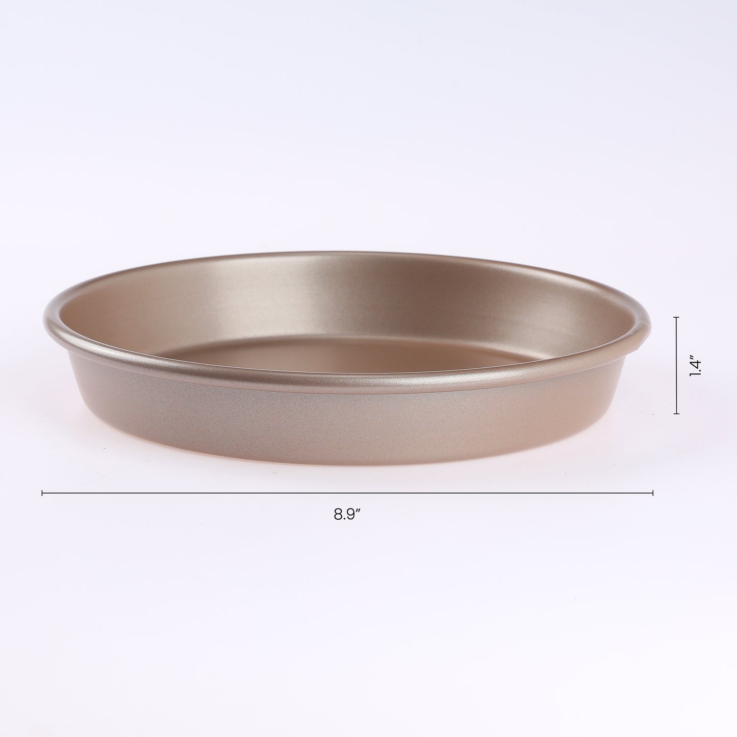 Baking Sheet Pan Set of 2, Thick Warp-Resistant Nonstick Round Cake Pan