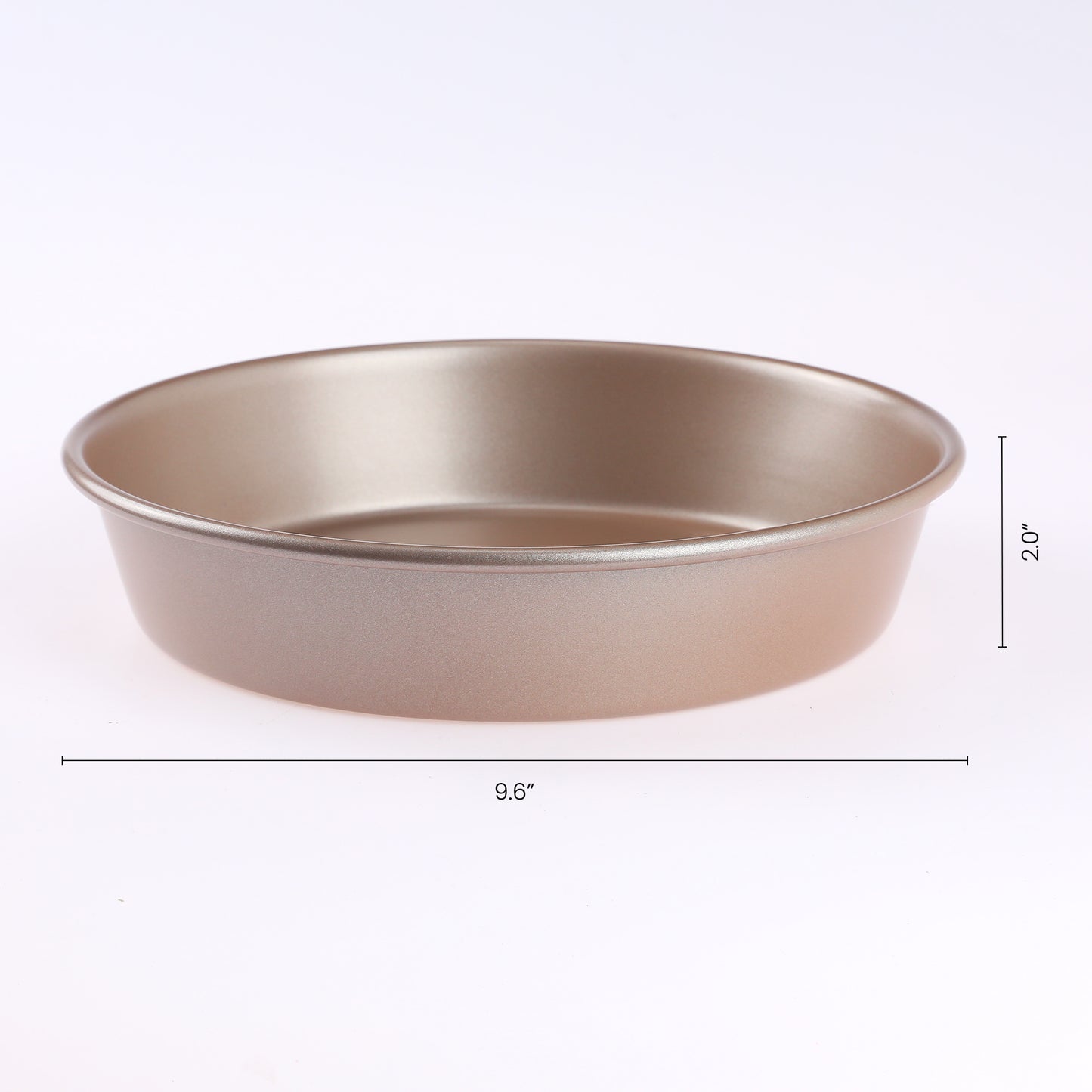 Baking Sheet Pan Set of 2, Thick Warp-Resistant Nonstick Round Cake Pan