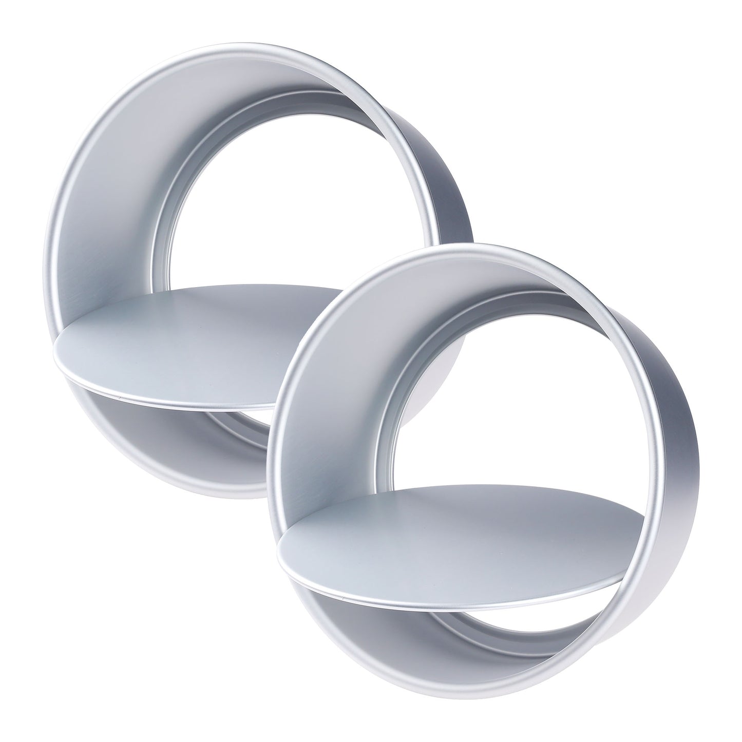 Baking Sheet Pan Set of 2, Warp-Resistant Nonstick Round Cake Pan