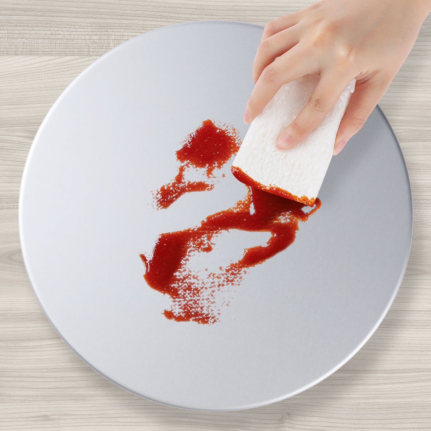 Baking Sheet Pan Set of 2, Warp-Resistant Nonstick Round Cake Pan