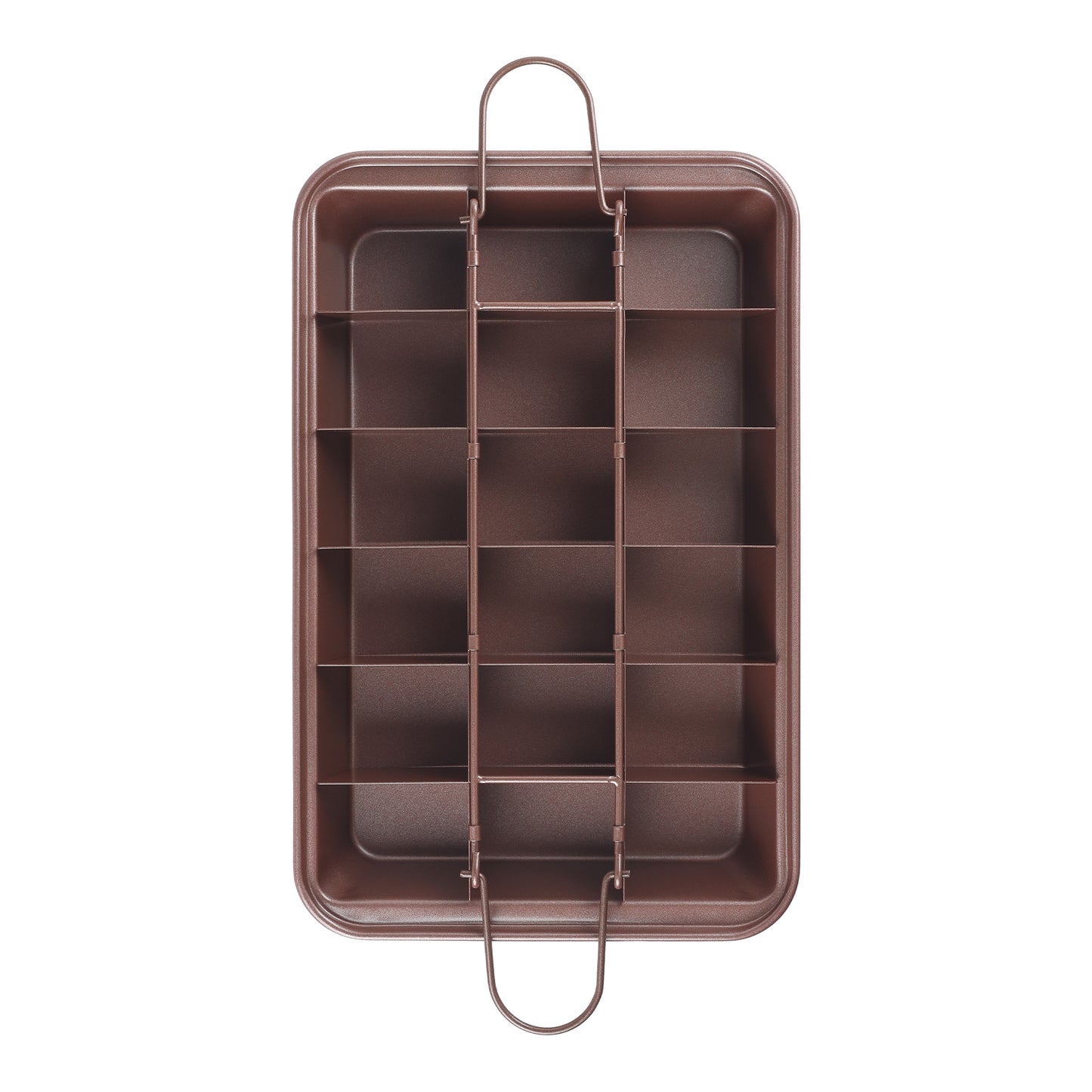 Brownie Pan with Dividers Non-stick, Durable Stainsteel, Cake Pan for Making Brownie Bites