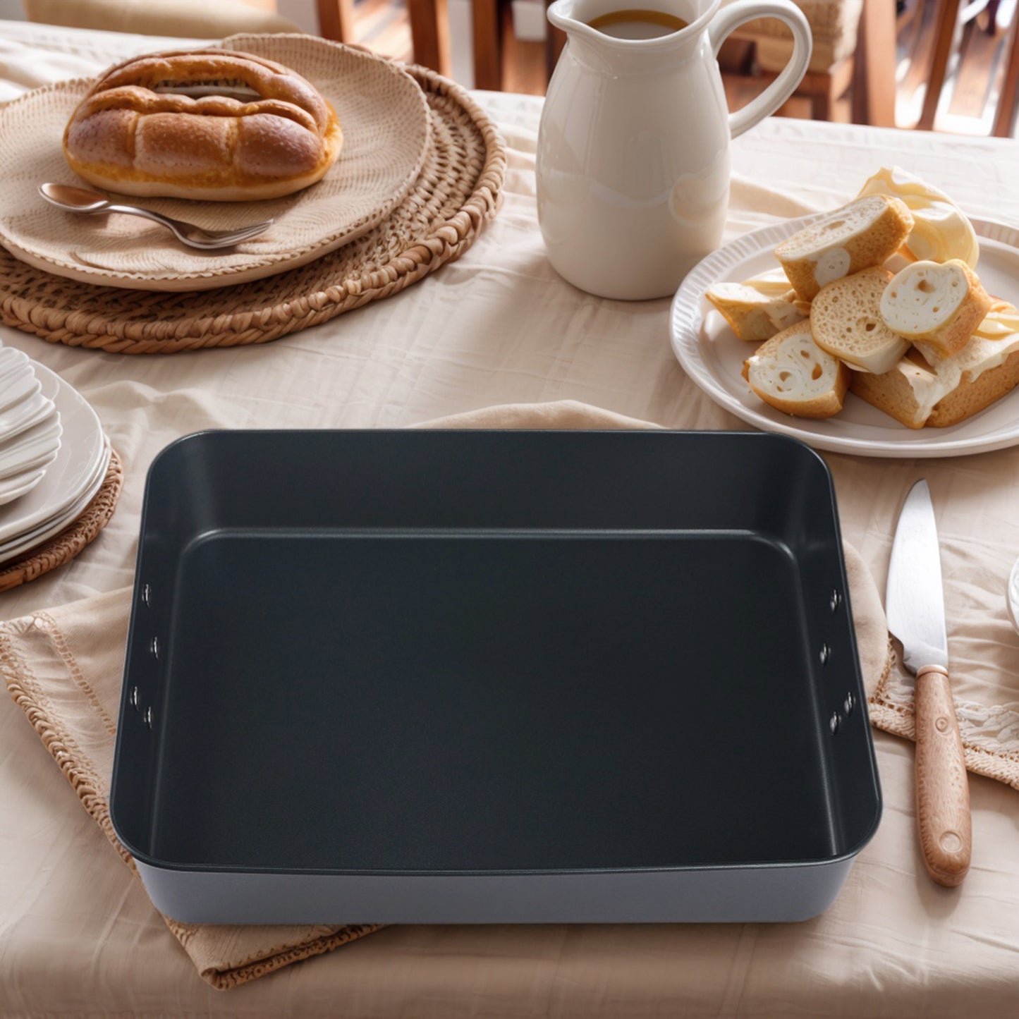Baking Sheet Pan, Cookie Sheets for Oven Cooking, Large Sheet Pans for Roasting