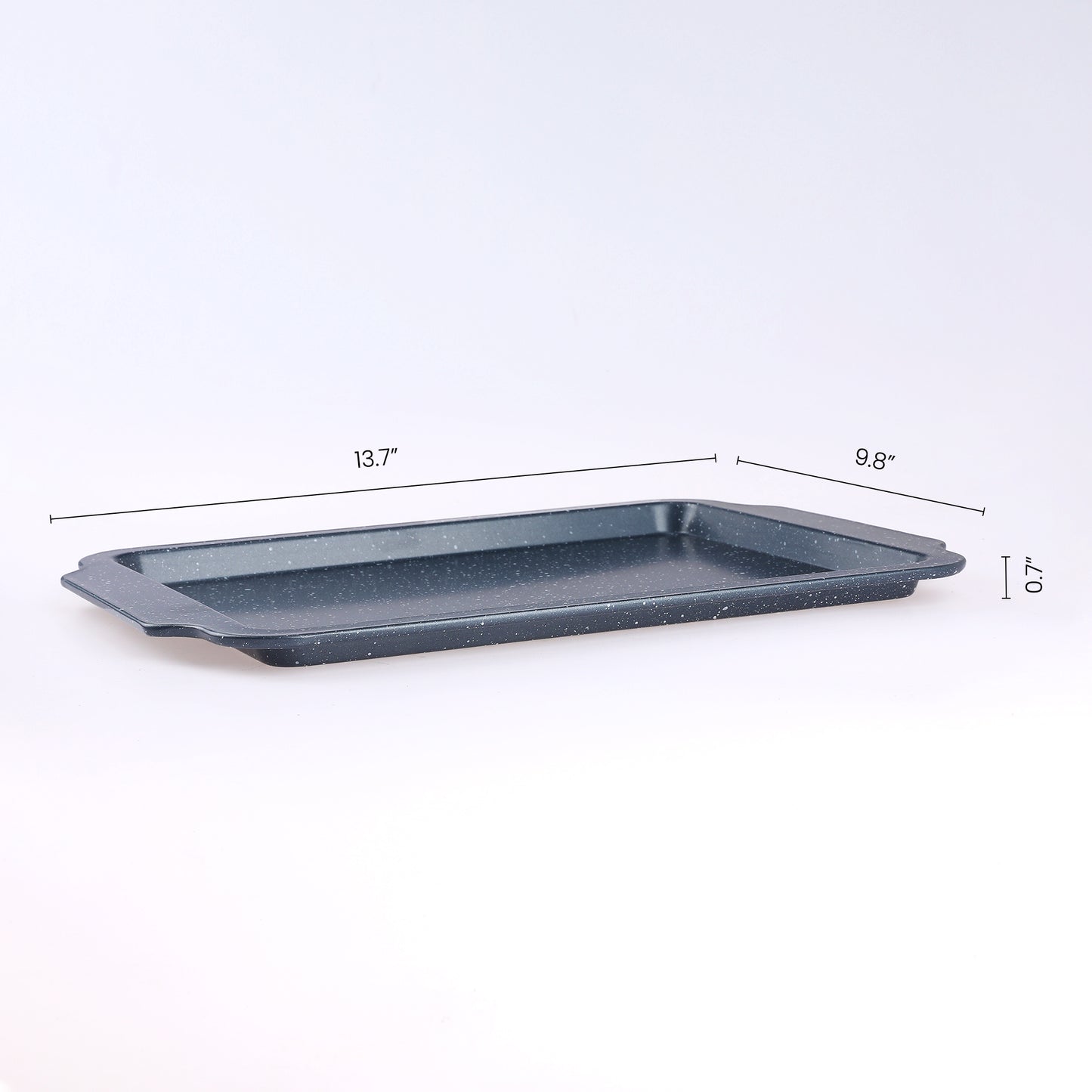Baking Sheet Pan Set of 3, Solid Cookie Sheets for Oven Cooking, Nonstick Cake Pan