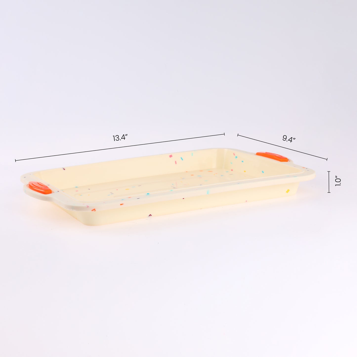 3 Packs Cake Pan Nonstick Silicone Baking Pan, Heat Resistant Sheet Pans for Baking Cakes