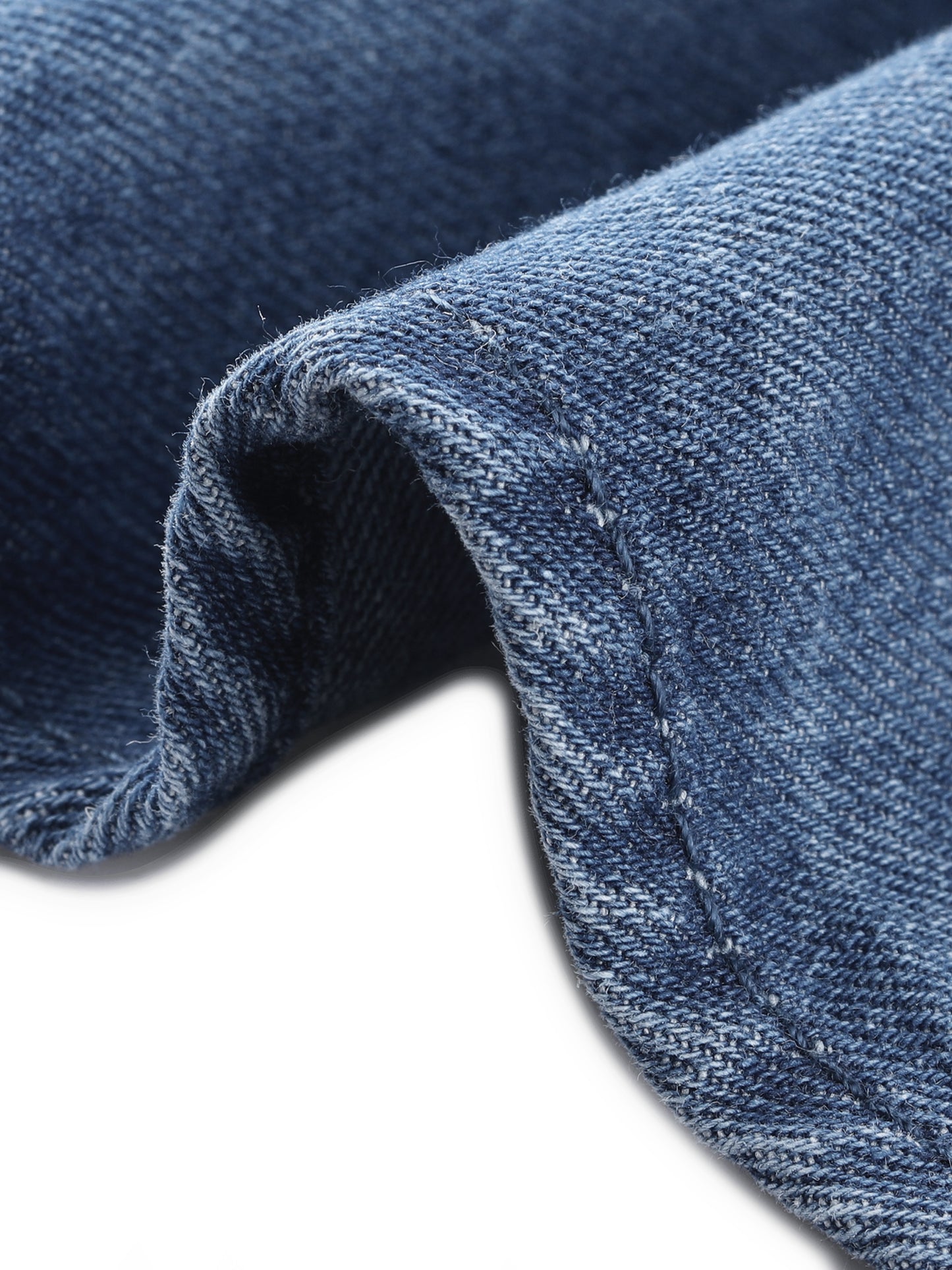 Women's Plus Size Denim Shacket Jacket Long Sleeve Color Block Hooded Jeans Shirt Jackets with Pockets
