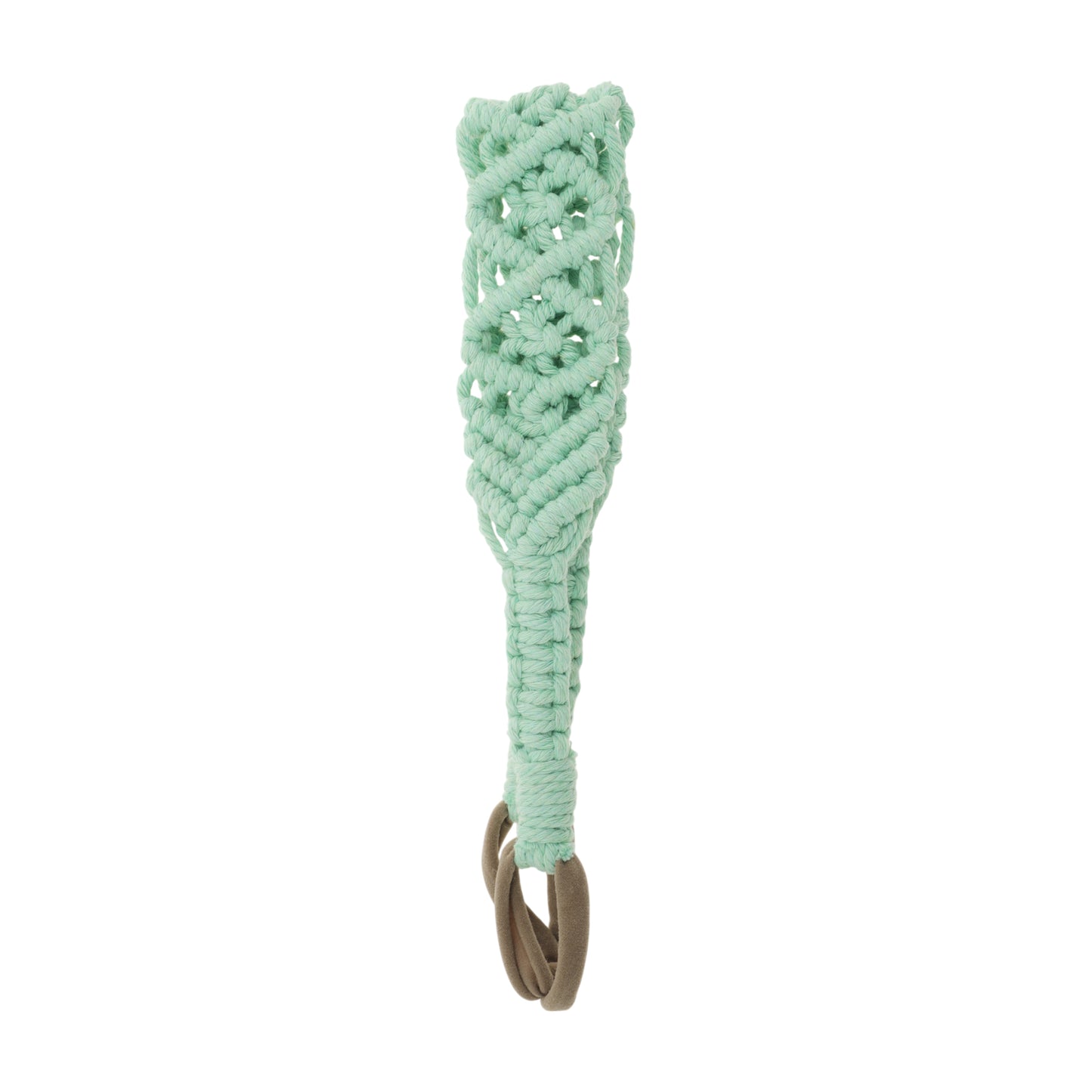 Diademas de rombos tejidas a mano para mujer, color verde, 1 unidad