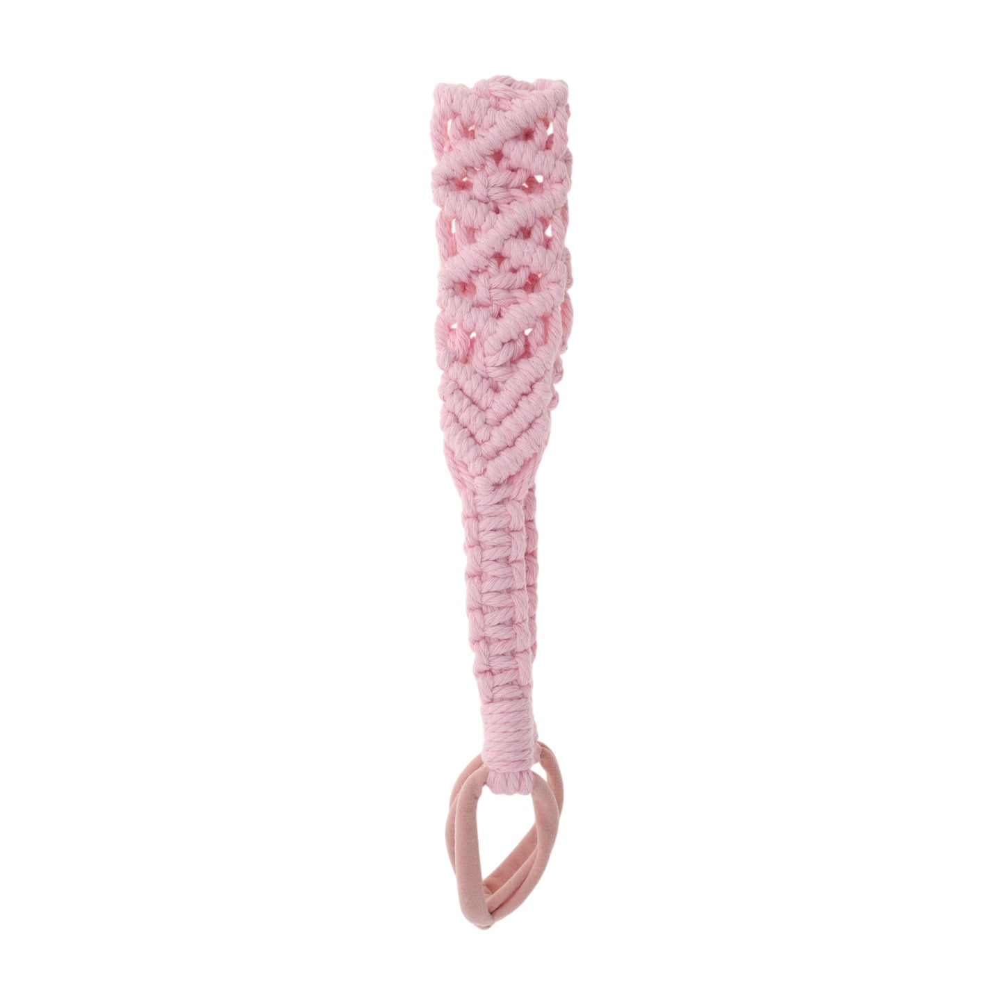 Diademas de rombos tejidas a mano para mujer, color rosa, 1 unidad