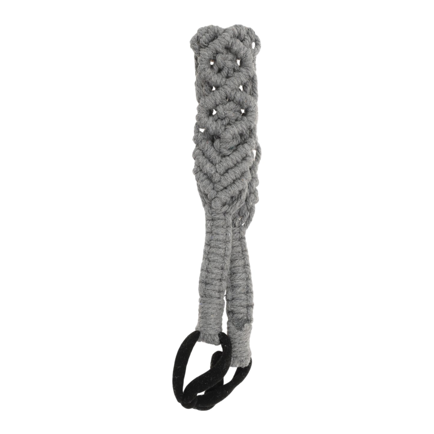 Diademas de rombos tejidas a mano para mujer, color gris oscuro, 1 unidad