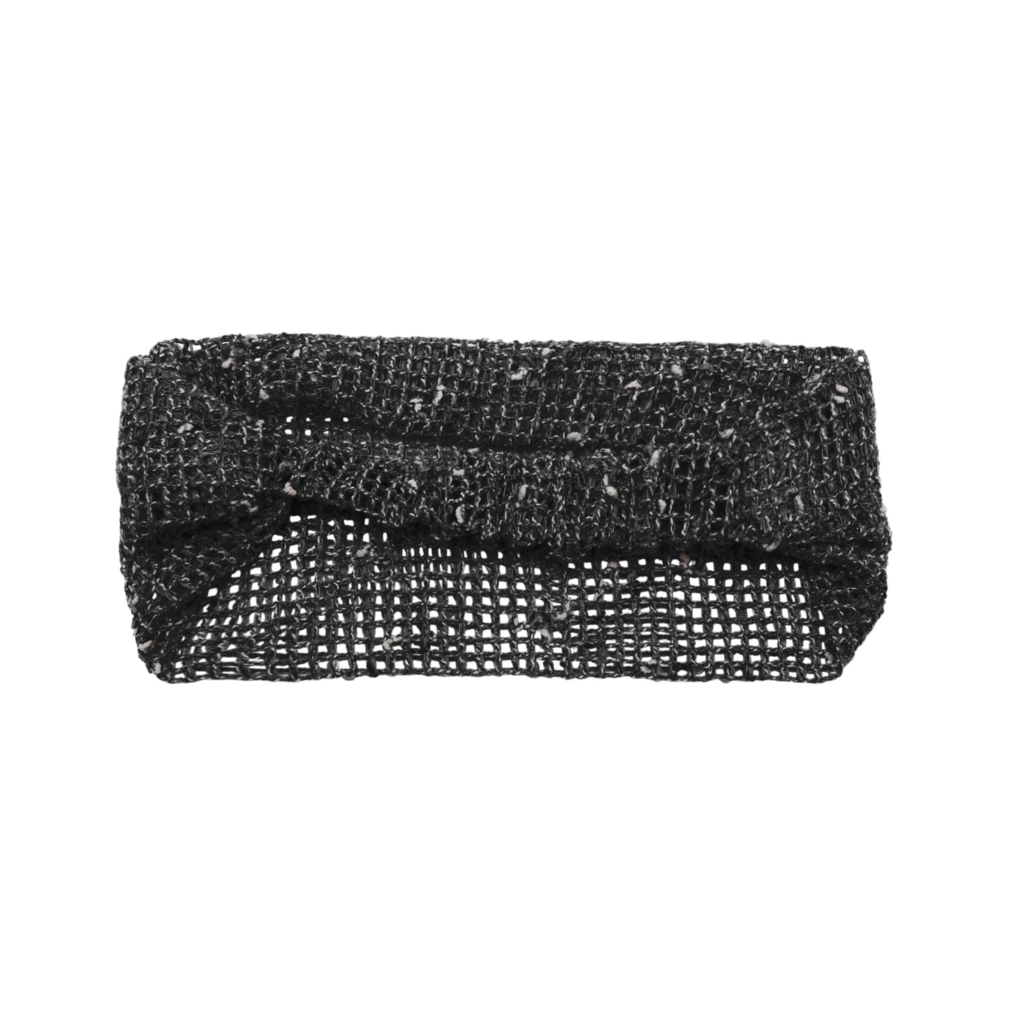 Diadema de encaje elástica ancha para mujer, color negro, 1 unidad