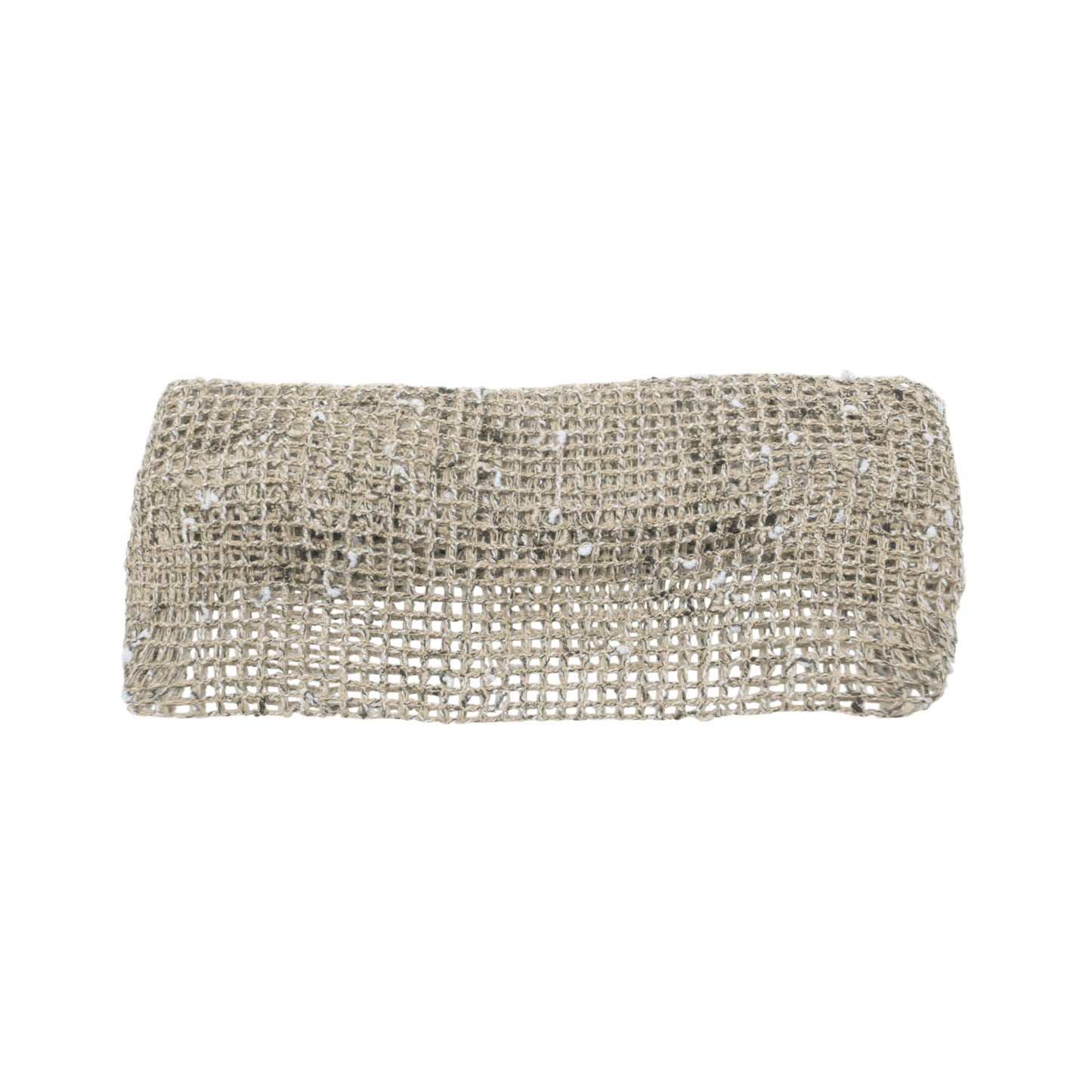 Diadema de encaje ancha elástica para mujer color caqui 1 pieza