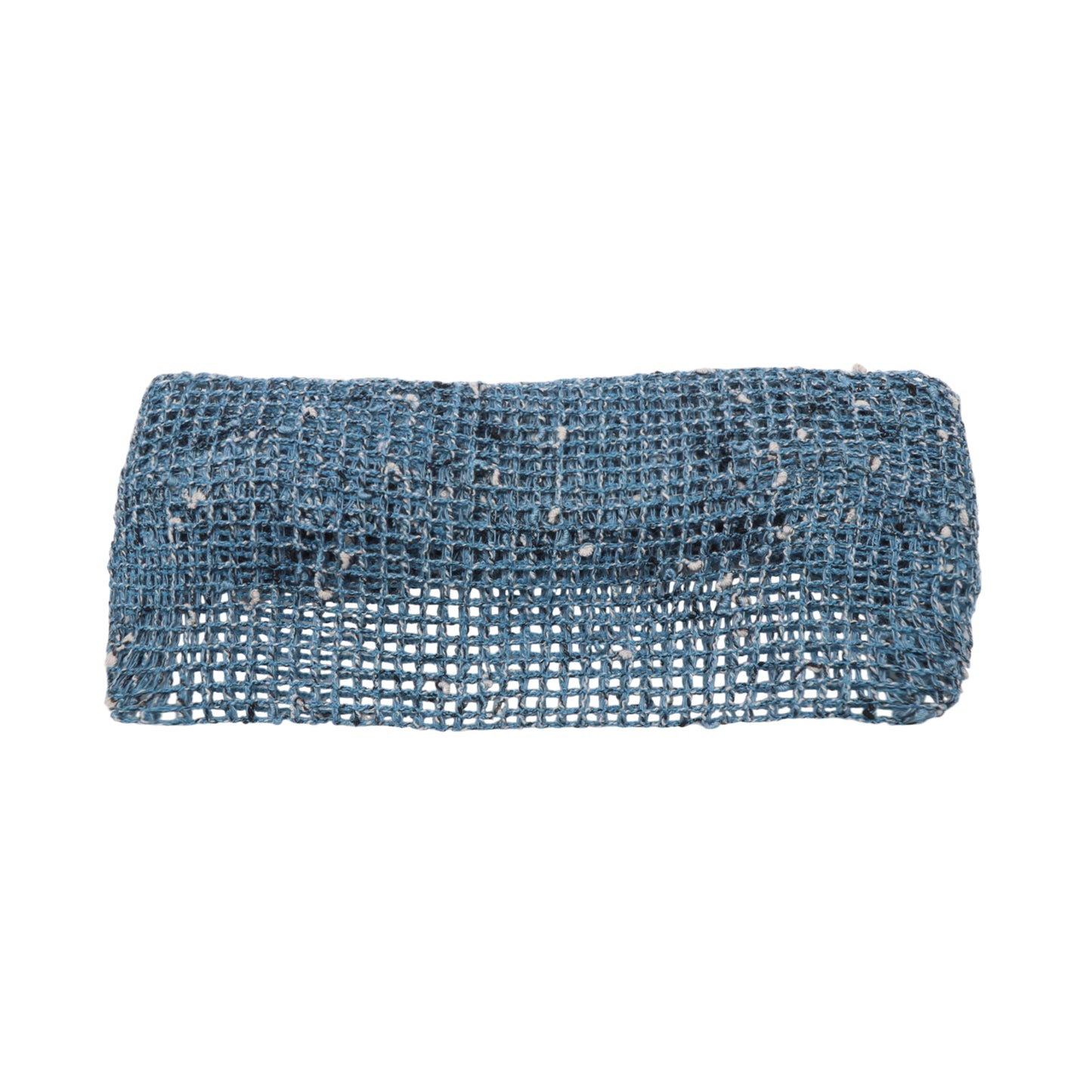 Diadema de encaje elástica ancha para mujer, color azul, 1 unidad