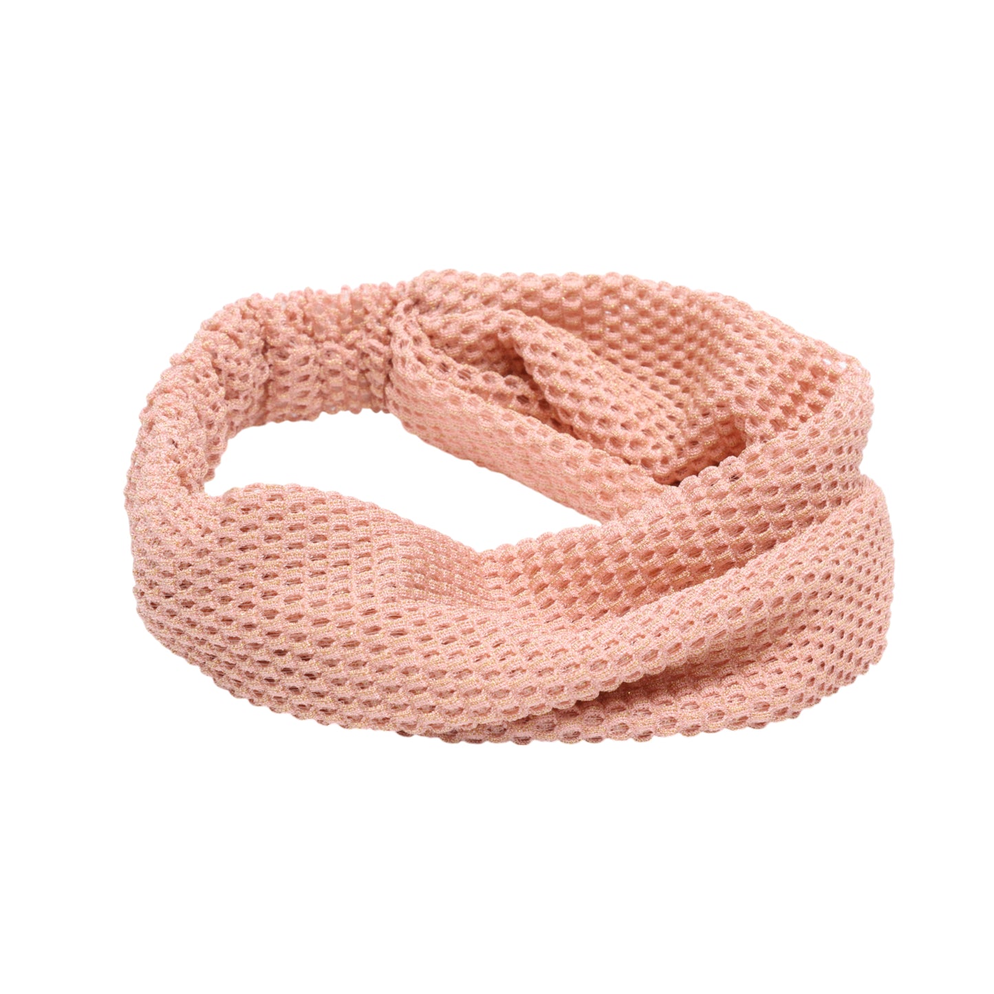 Diadema ancha de pata de gallo para mujer, color rosa, 1 unidad