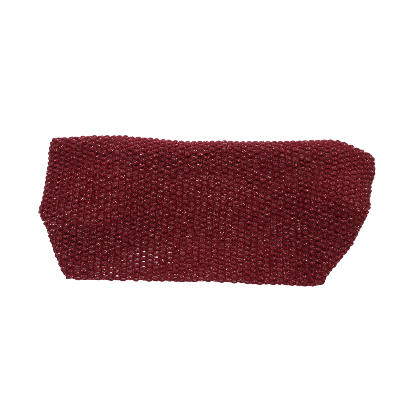 Diadema ancha de pata de gallo para mujer, color rojo vino, 1 unidad