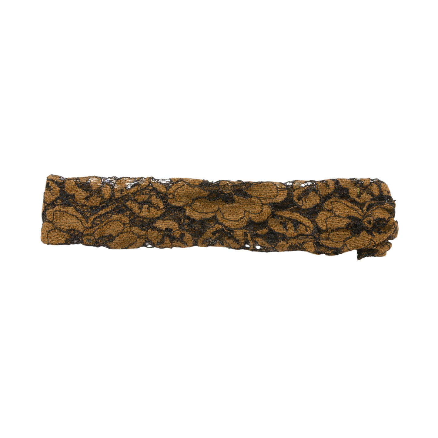 Diadema ancha de encaje Lotus para mujer, color marrón oscuro, 1 unidad