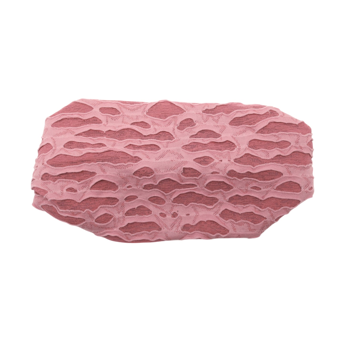 Diadema ancha rasgada para mujer, color rosa, 1 unidad