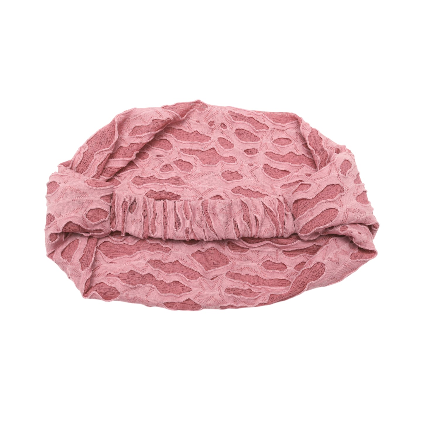 Wide Ripped Headband for Women Pink 1 Pc