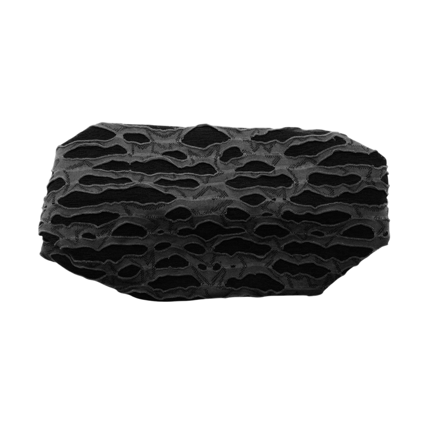 Diadema ancha rasgada para mujer, color negro, 1 unidad