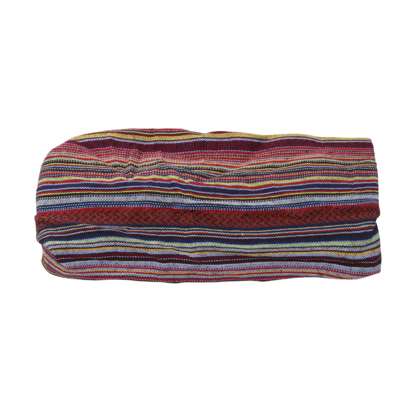 Ethnic Style Stripes Wide Headband for Women, Orange 1 Pc
