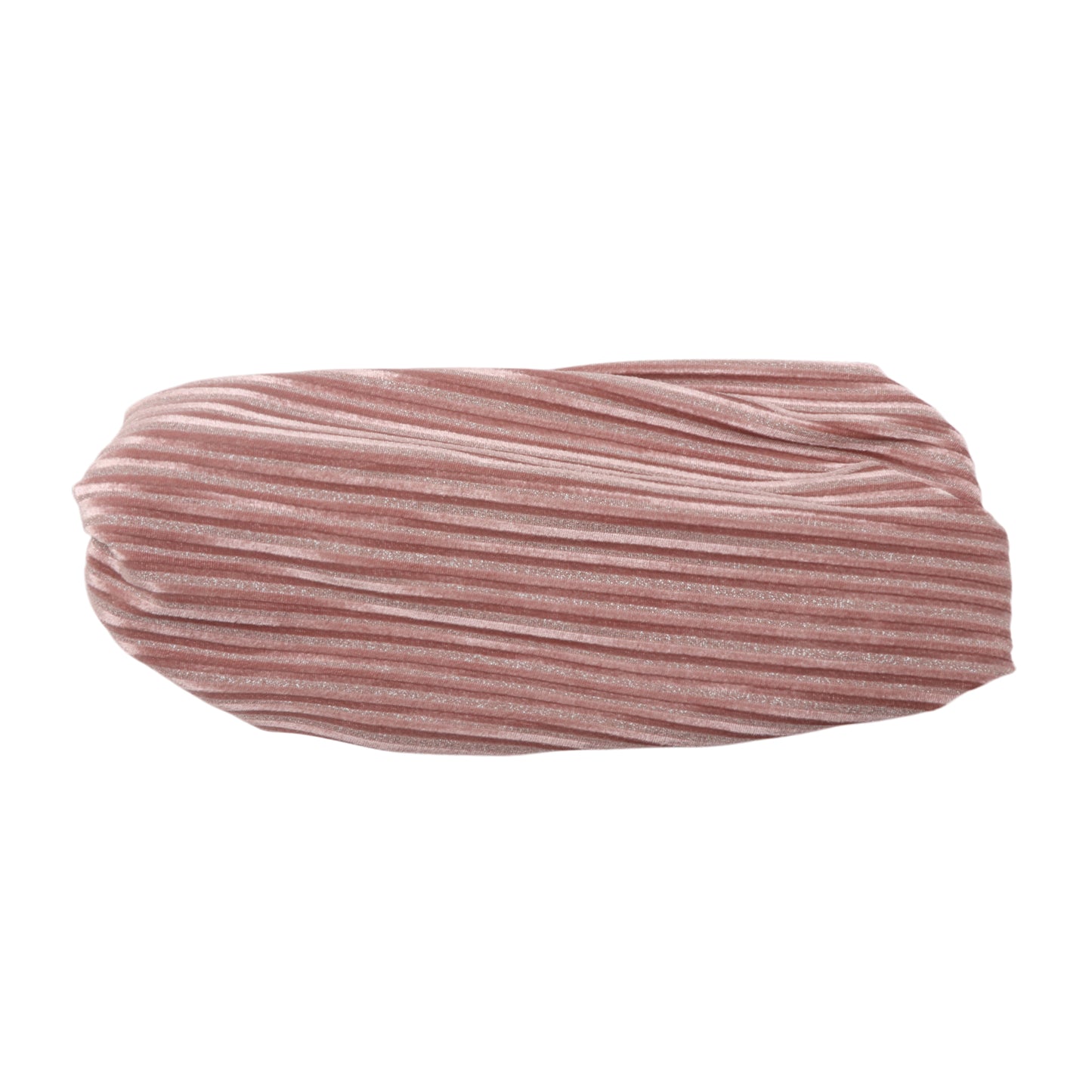 Horizontal Stripes Wide Fabric Headband for Women Pink 1 Pc