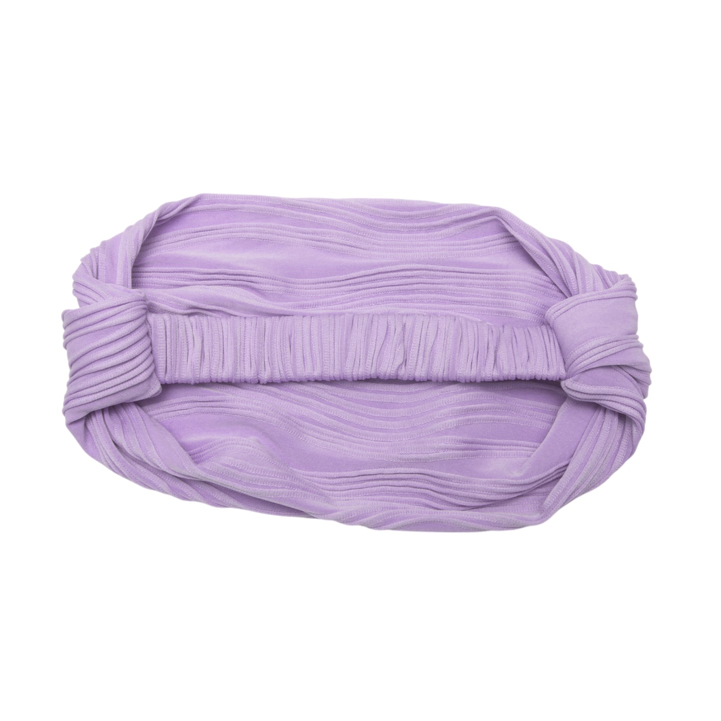 Diadema ancha de textura sólida para mujer, color morado claro, 1 unidad