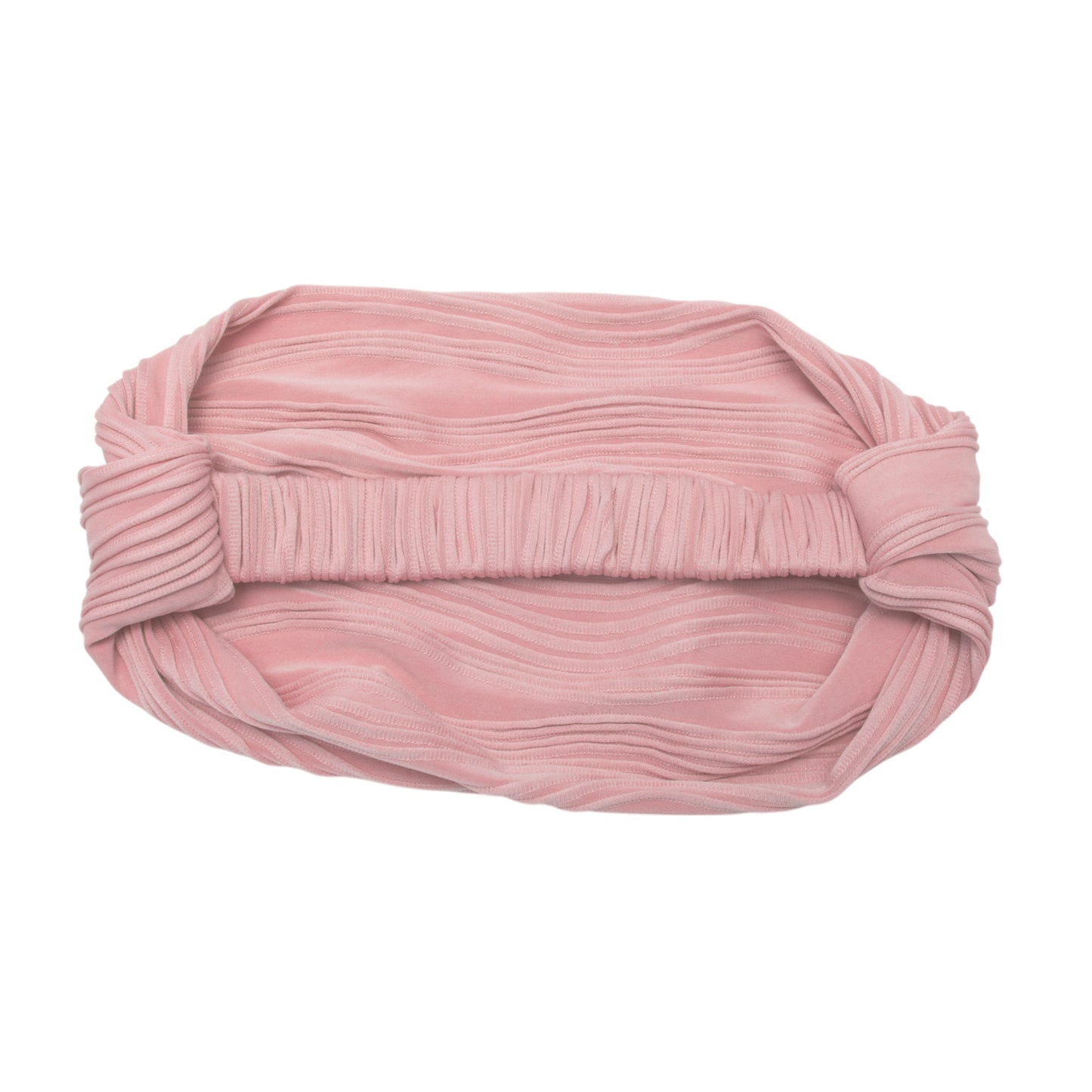 Wide Solid Texture Headband for Women Pink 1 Pc