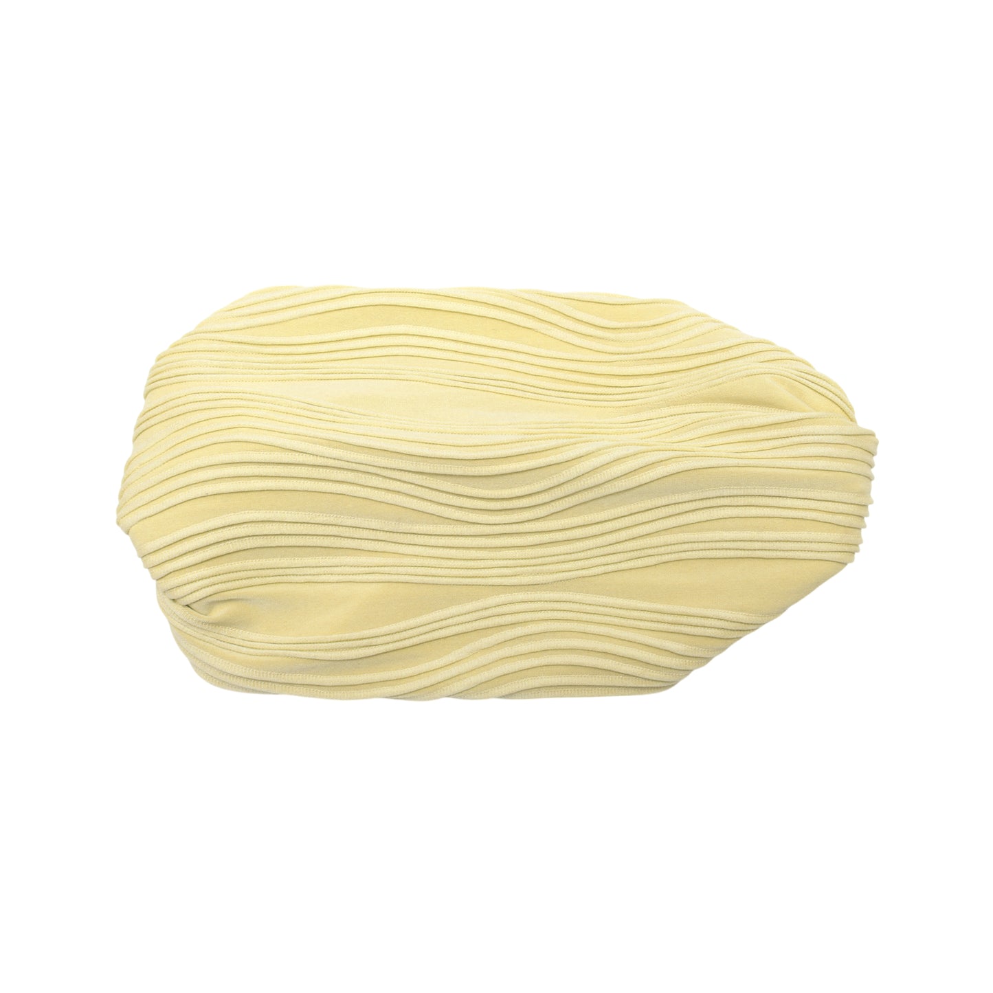 Wide Solid Texture Headband for Women Yellow 1 Pc