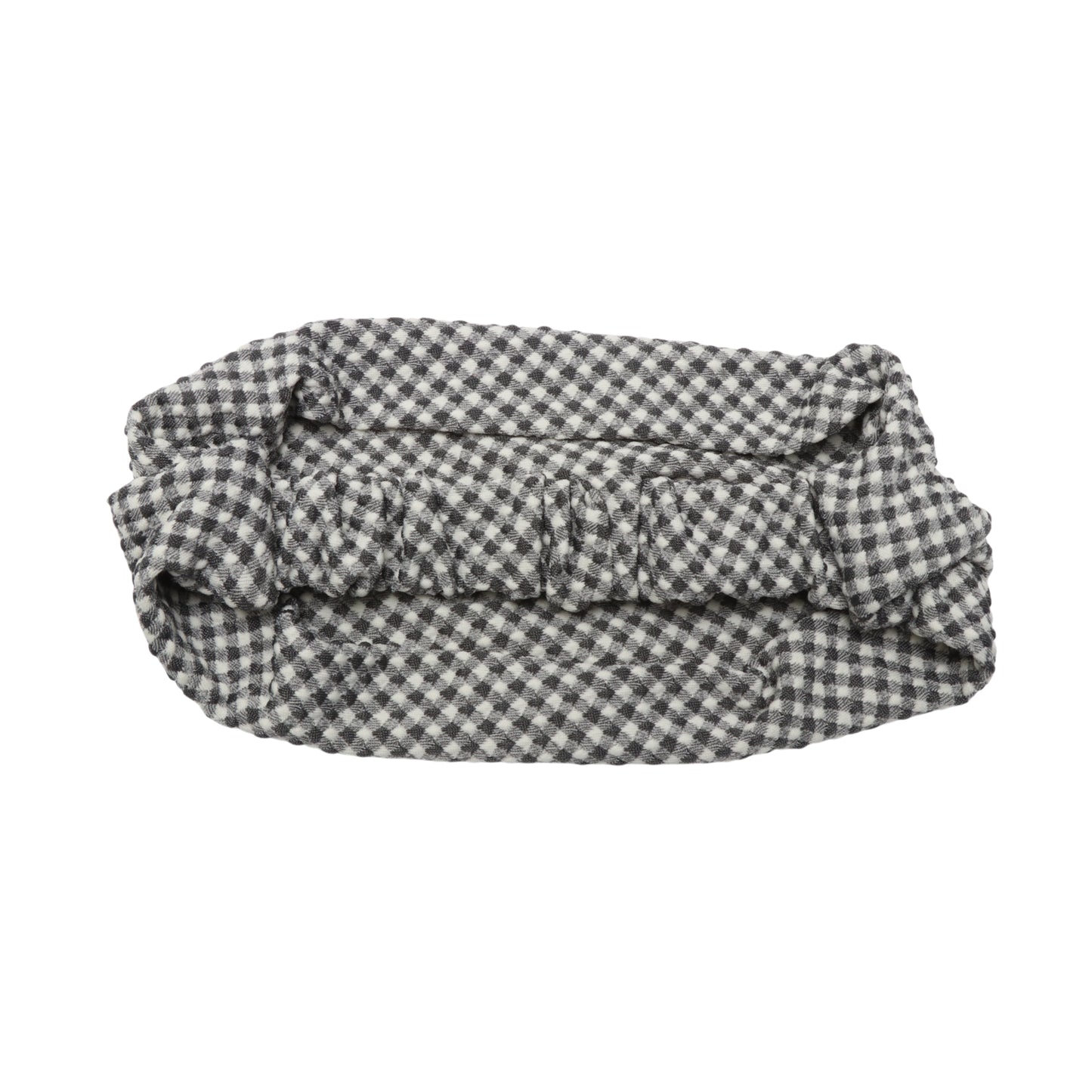 Argyle Headband for Girl Wide Fabric Headband for Wome Gray 1 Pc