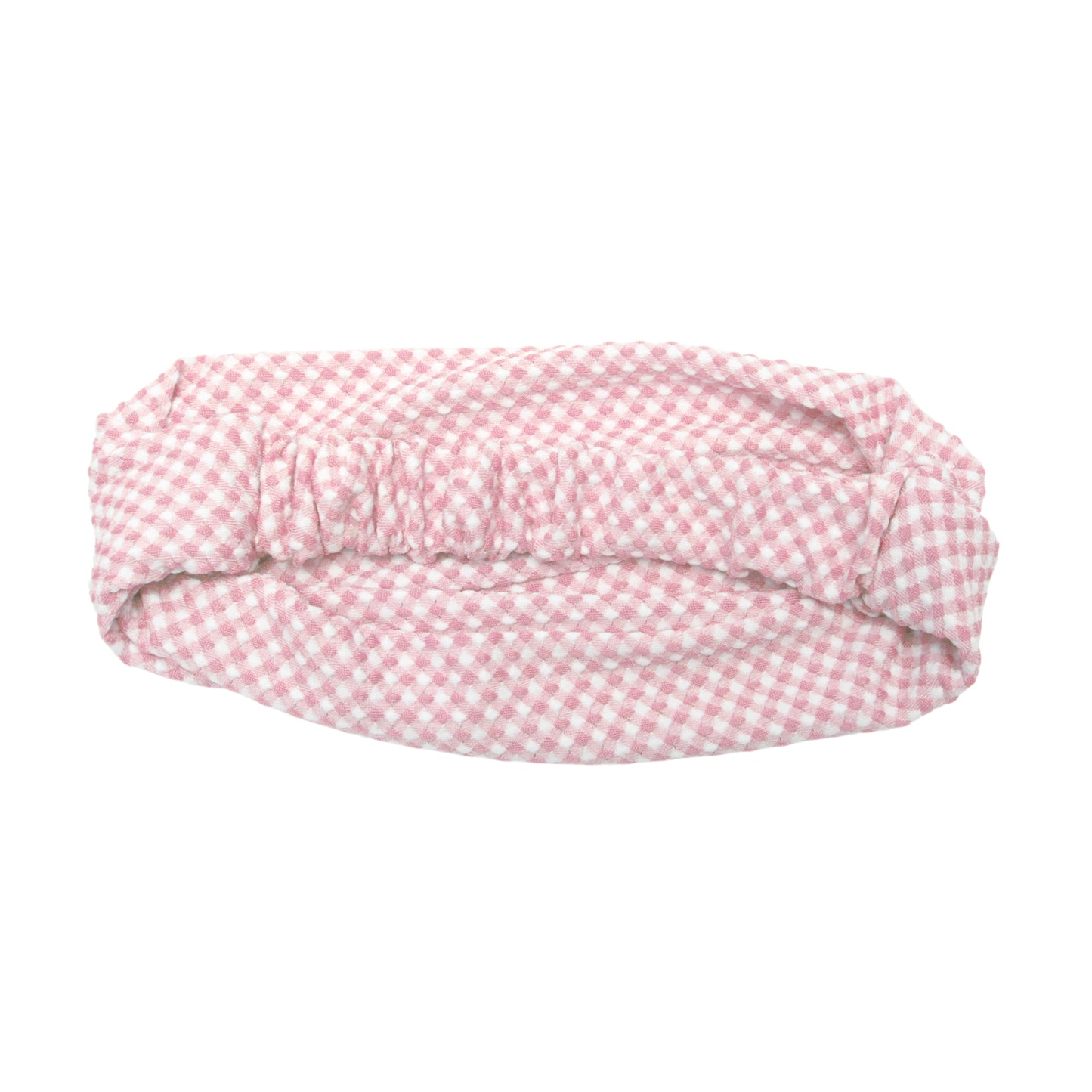 Argyle Headband for Girl Wide Fabric Headband for Wome Pink 1 Pc