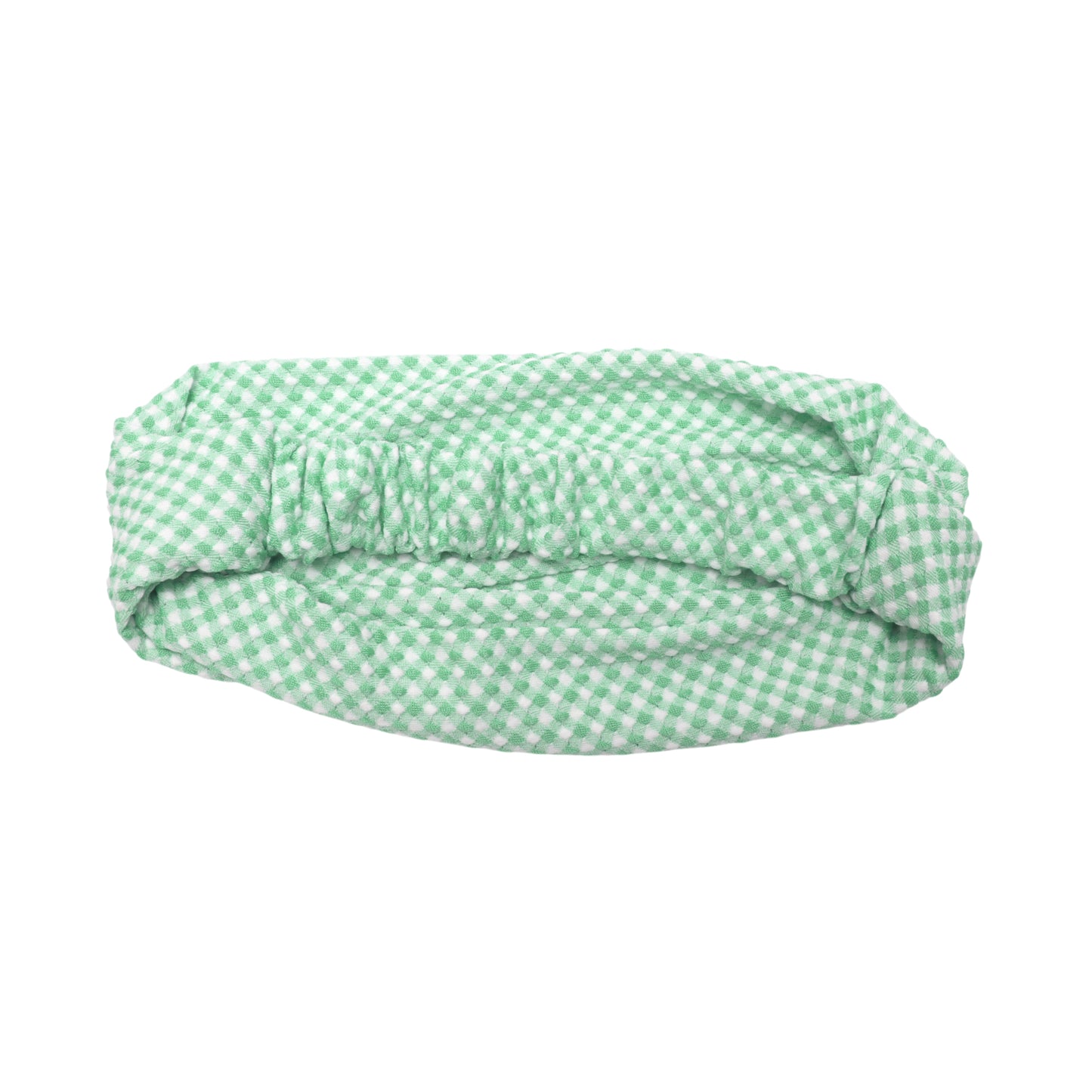 Diadema de rombos para niña, ancha, de tela, color verde, 1 unidad