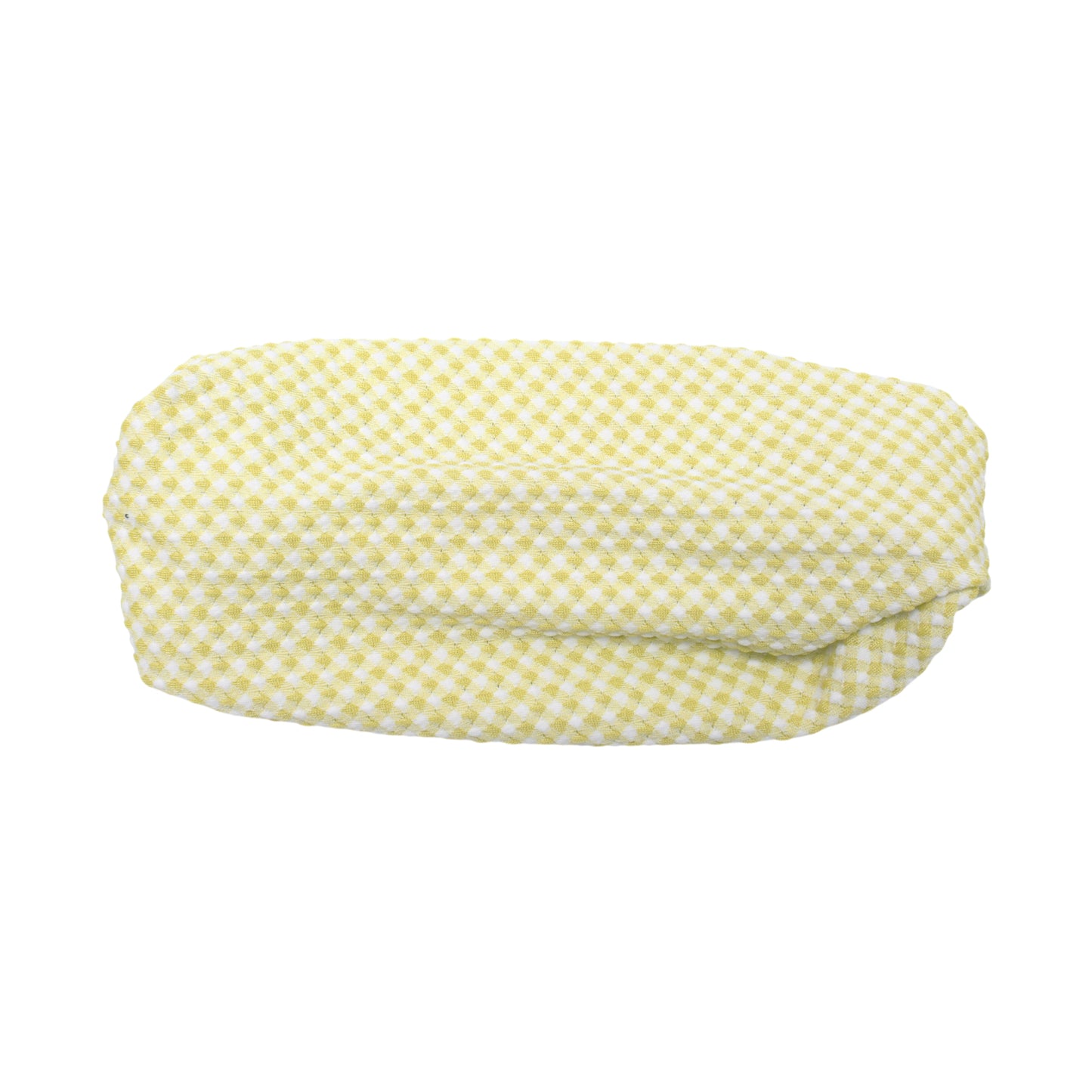 Diadema de rombos para niña, ancha, de tela, color amarillo claro, 1 unidad