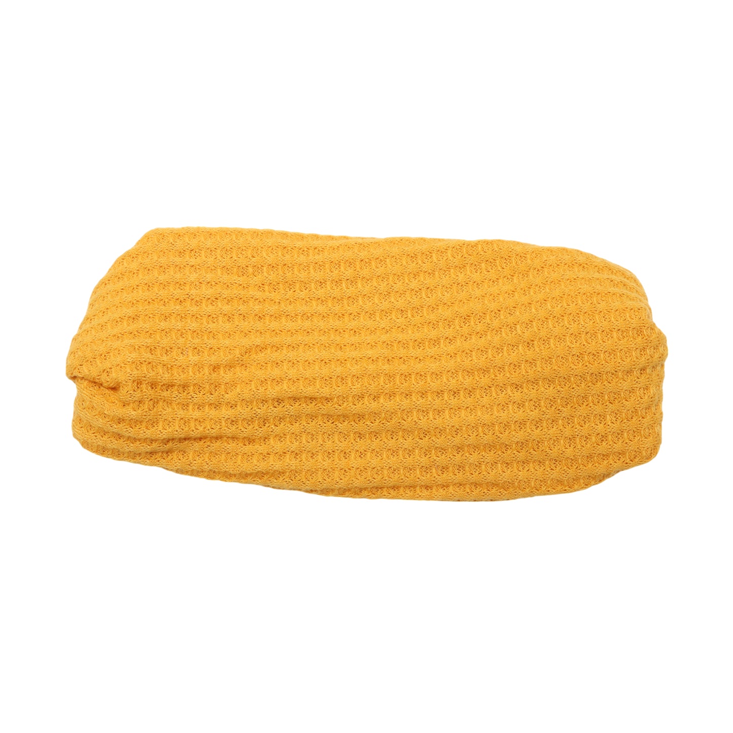 Diadema ancha con textura sólida para mujer, color amarillo, 1 unidad