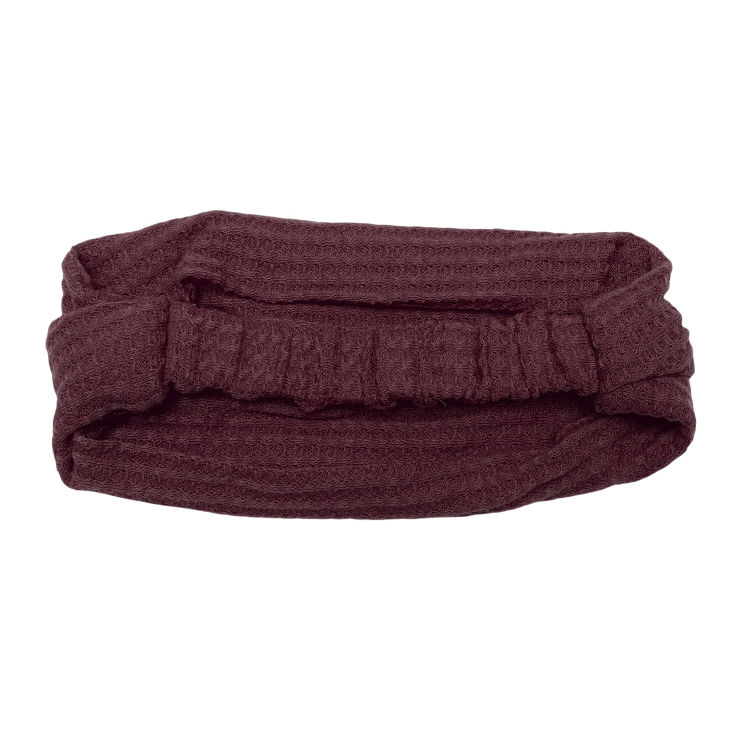 Diadema ancha con textura sólida para mujer, color rojo, 1 unidad