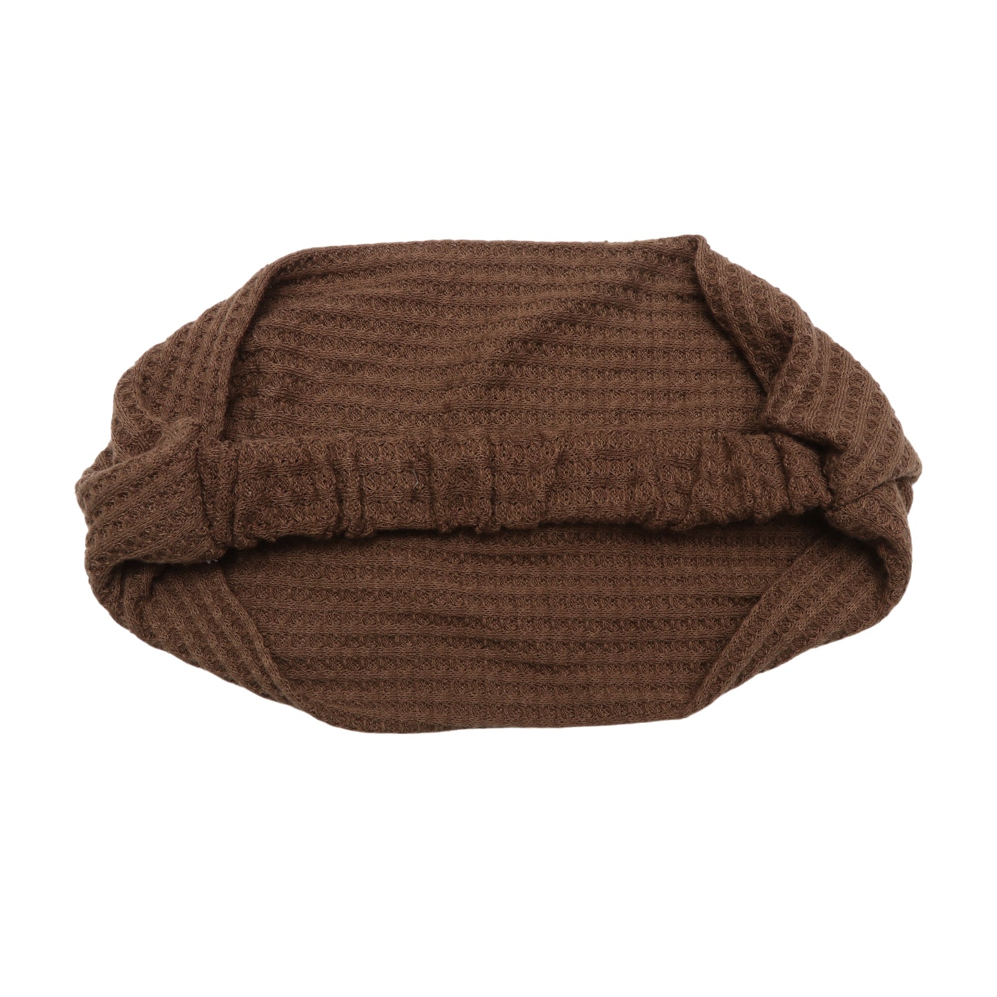 Diadema ancha con estampado de flores de rosa para mujer, color café, 1 pieza