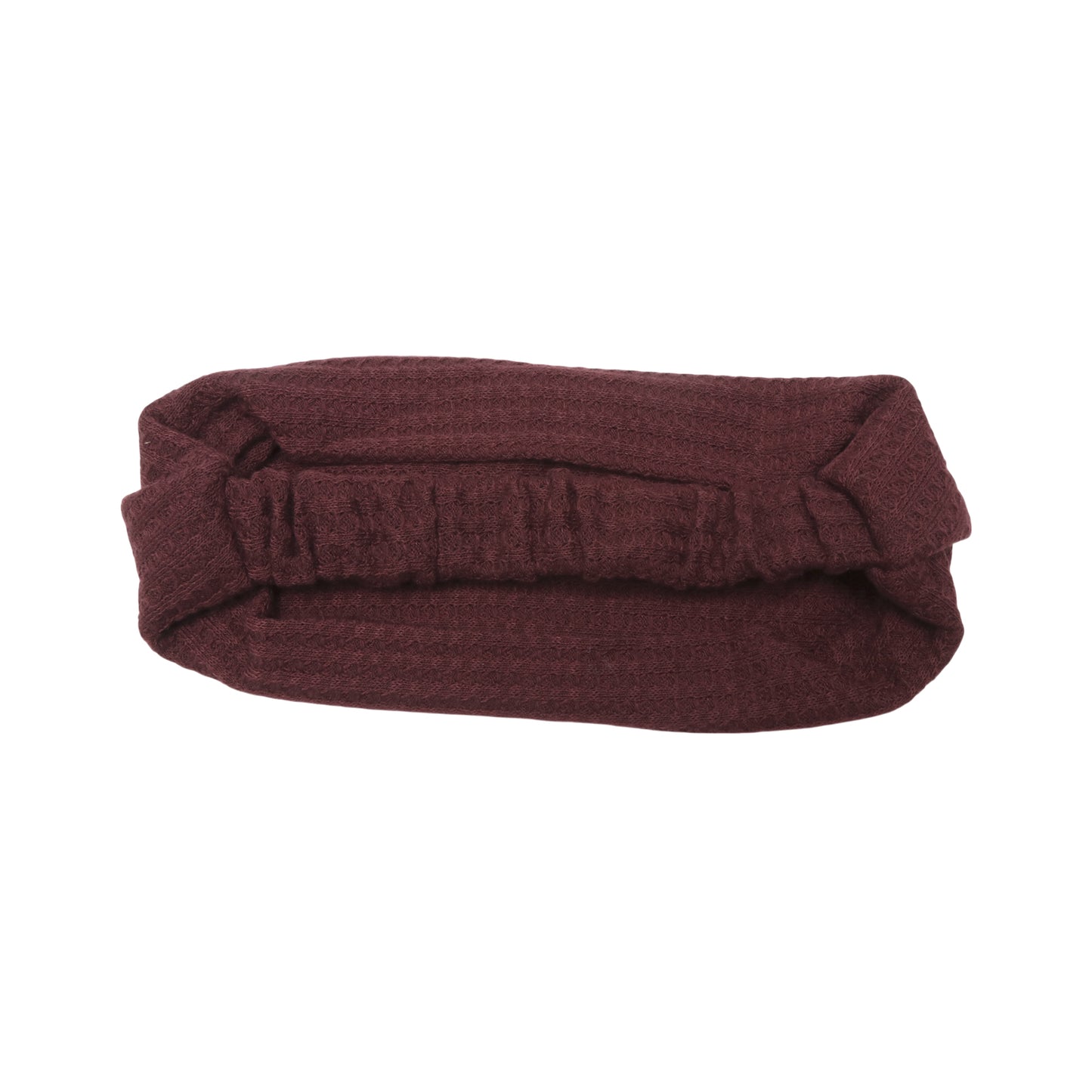 Sequin Flower Vintage Wide Headband for Women, Dark Red 1 Pc