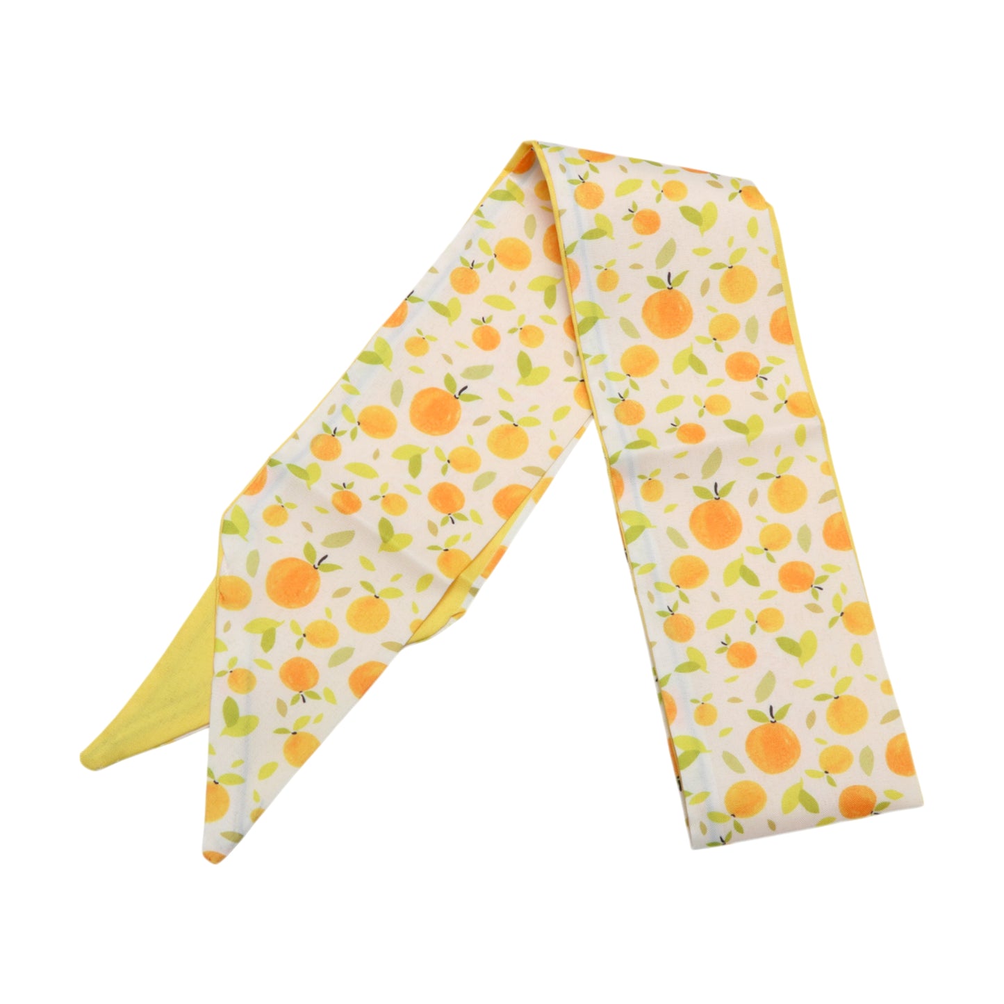 Diadema larga con lazo de frutas para mujer, color amarillo, 1 unidad
