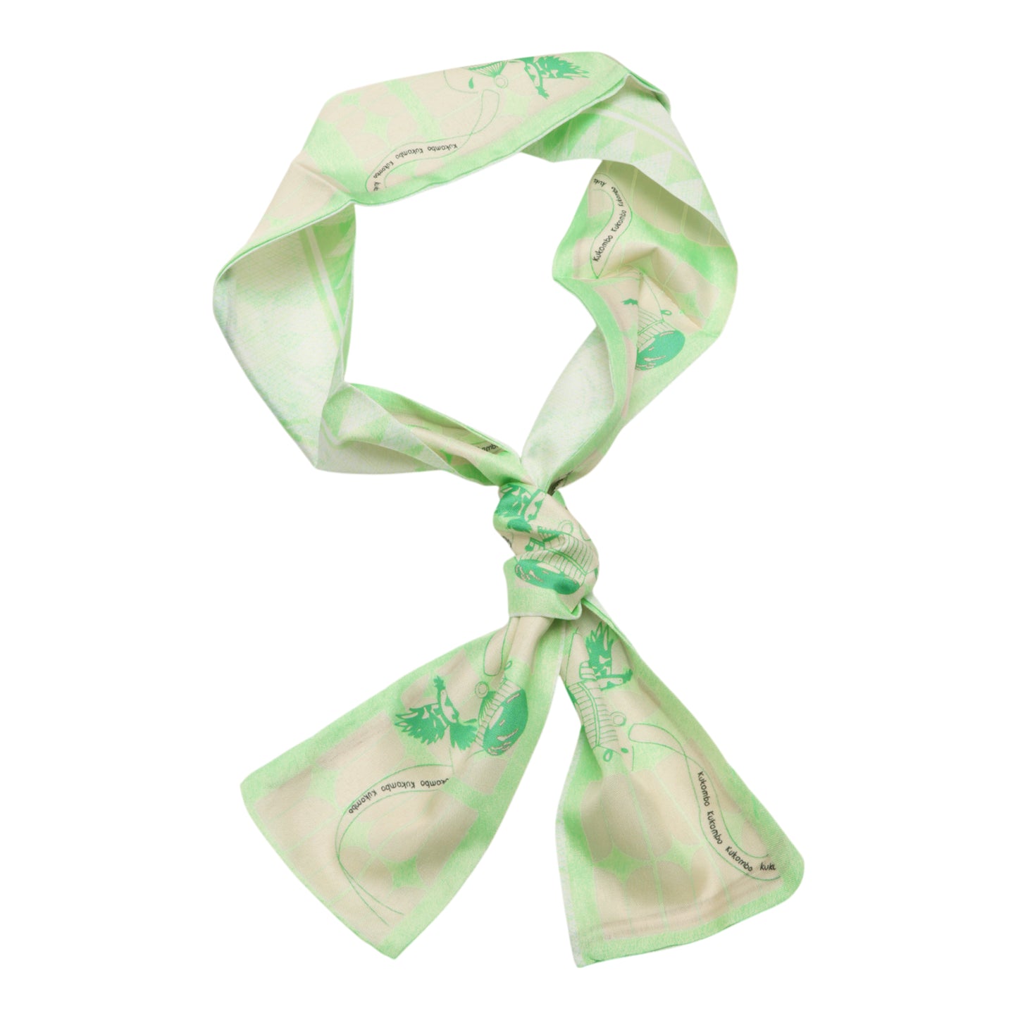 Diadema larga con lazo en forma de jaula de pájaro para mujer, color verde claro, 1 unidad