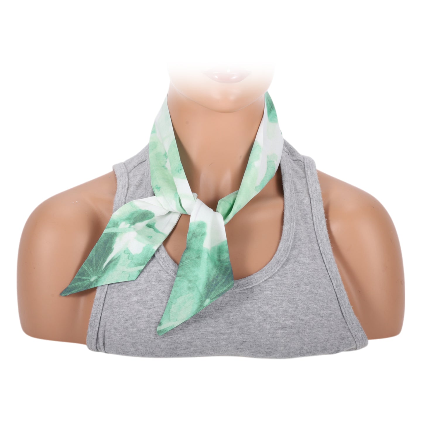 Vintage Lotus Leaf Headband for Women Green 1 Pc